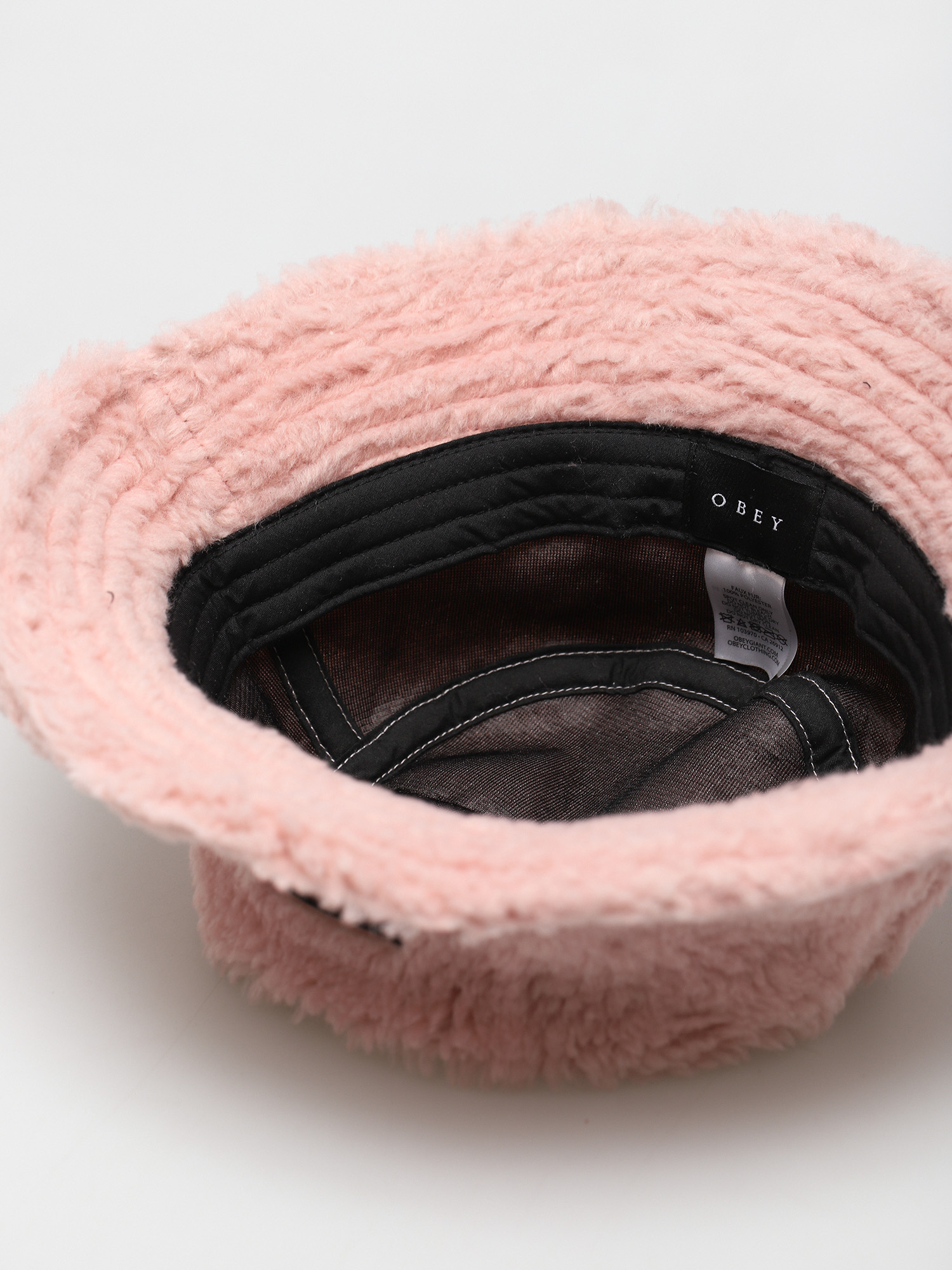 Kapelusz OBEY Sherpa Bucket (putty pink)