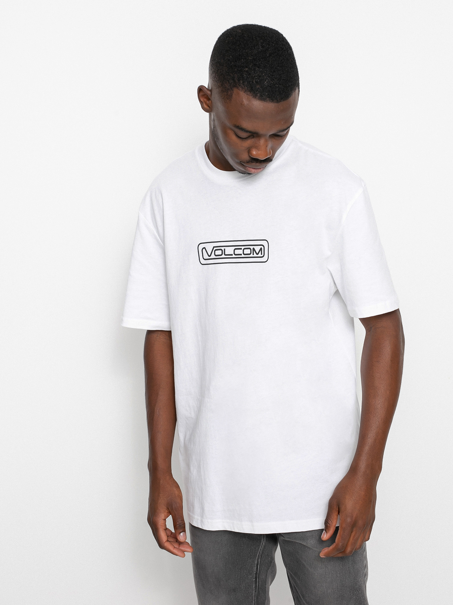 T-shirt Volcom Striper Bsc (white)