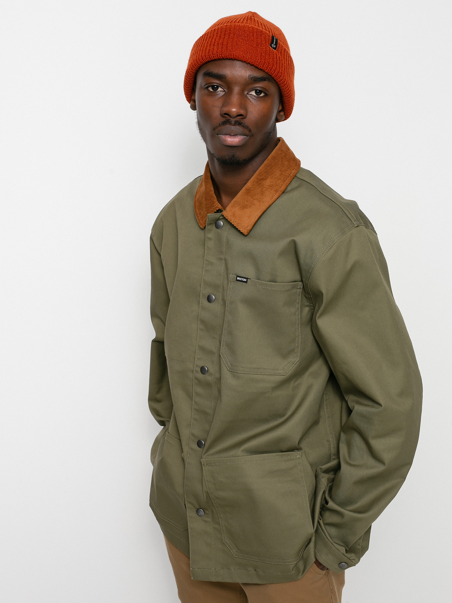 Kurtka Brixton Survey X Chore Coat (military olive)