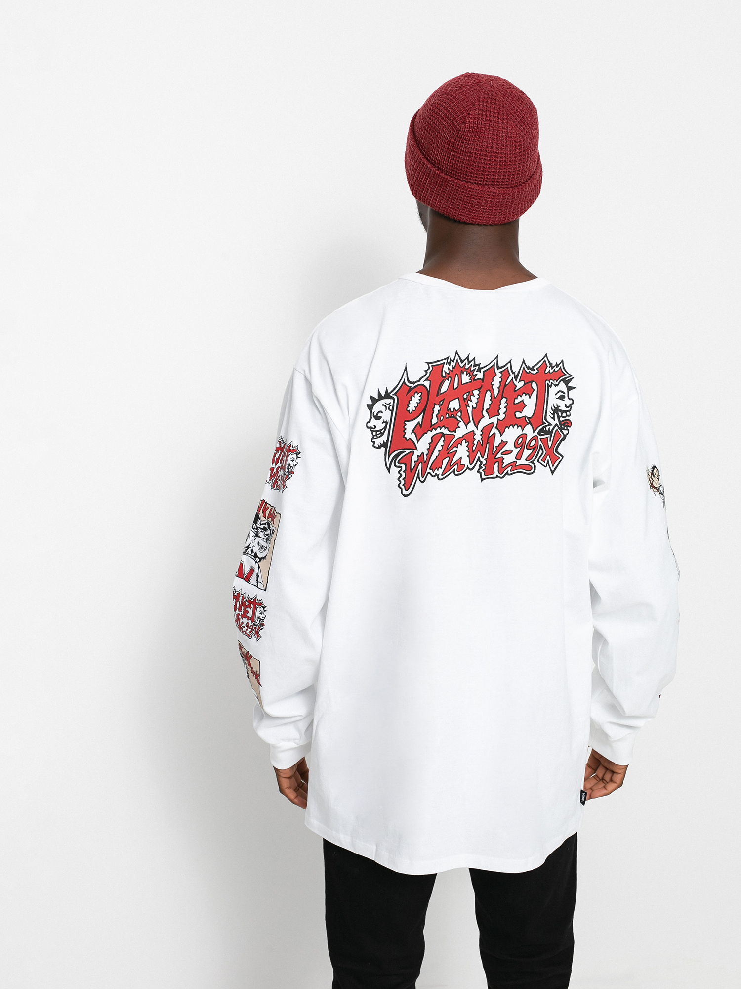 Longsleeve Vans Off The Wall Gallery Dwiky Ka (white)