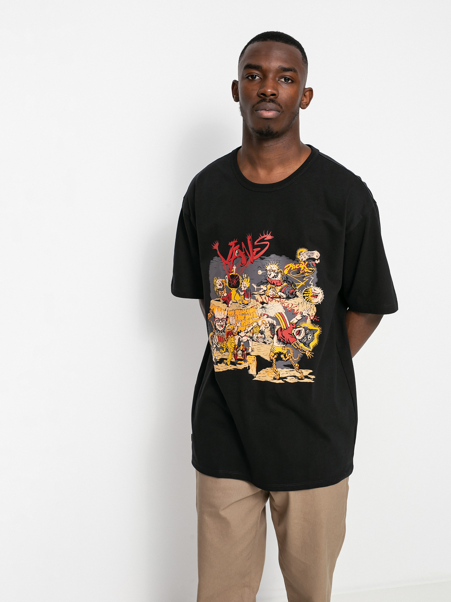 T-shirt Vans Off The Wall Gallery Dwiky Ka (black)