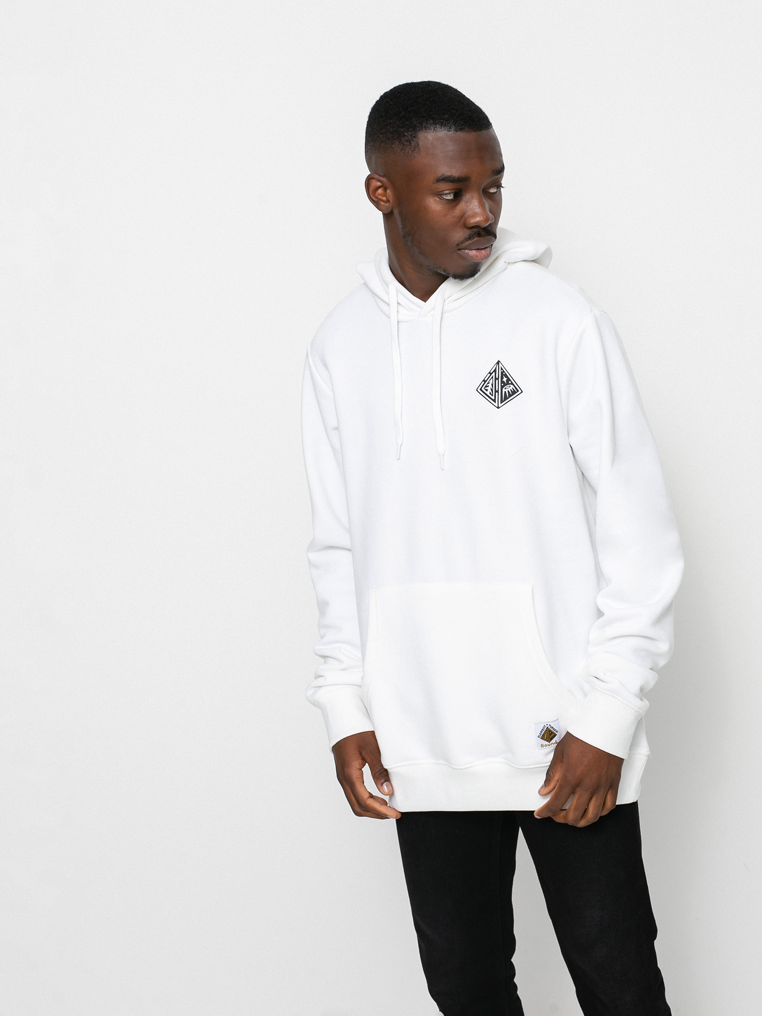 Bluza z kapturem Element Elliptical HD (optic white)