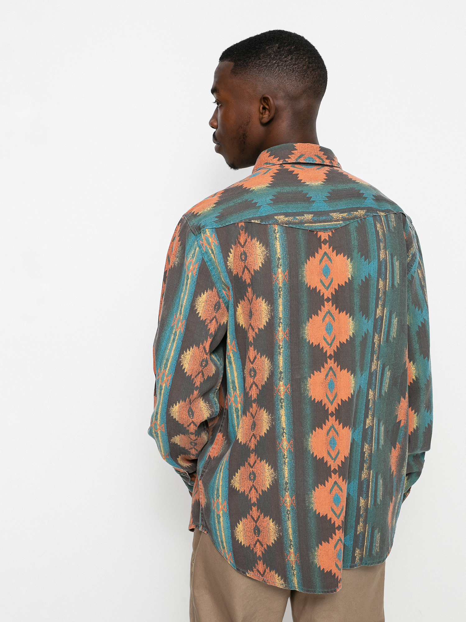 Koszula Billabong X Wrangler Westward Twill (coffee)