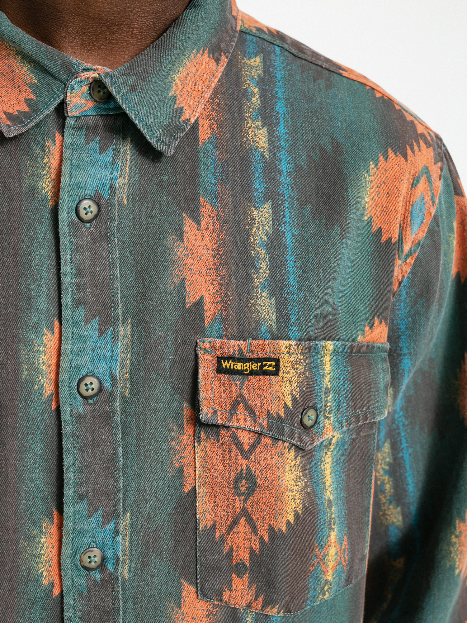 Koszula Billabong X Wrangler Westward Twill (coffee)