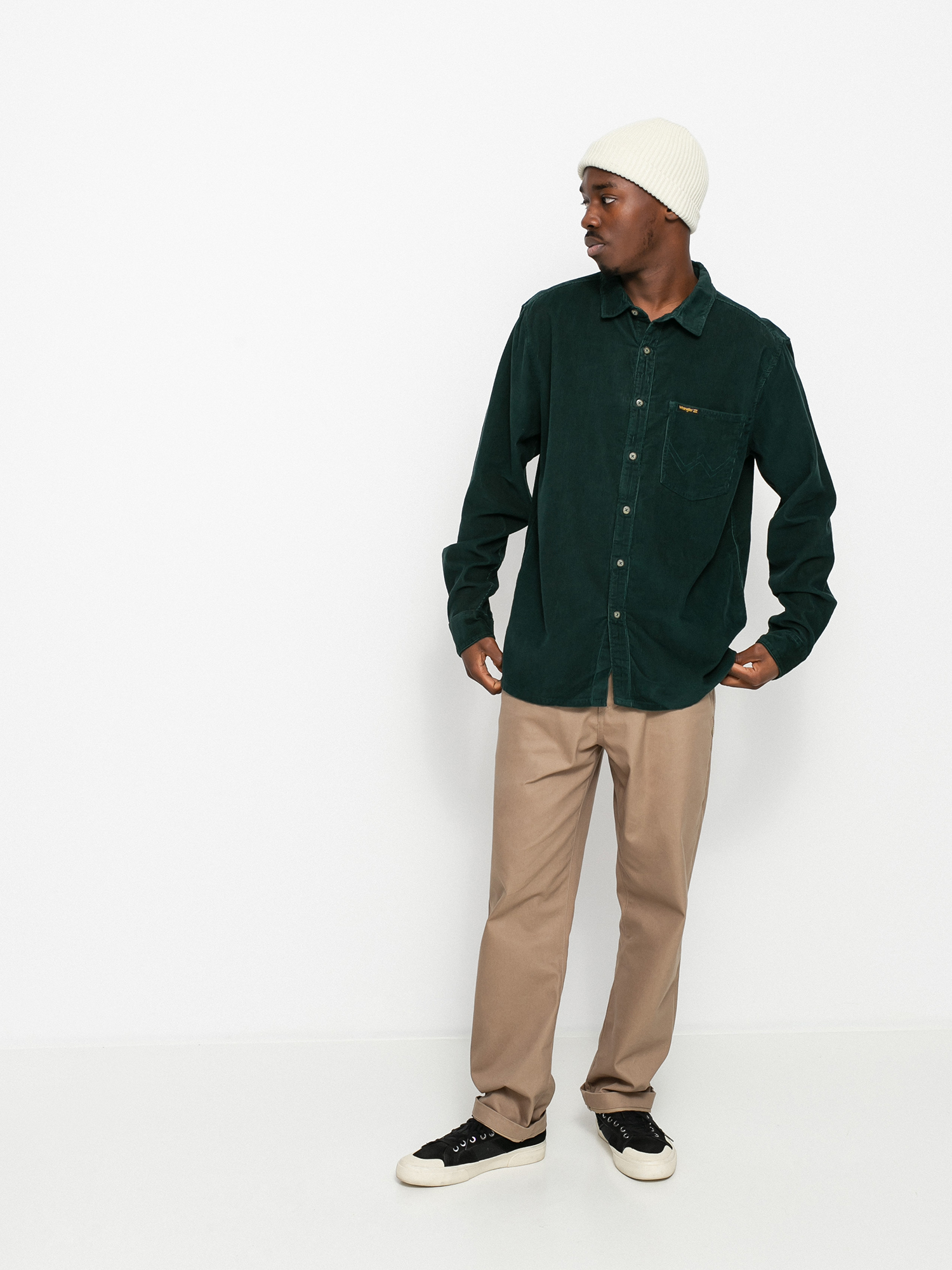 Koszula Billabong X Wrangler Bowie Cord (bottle green)