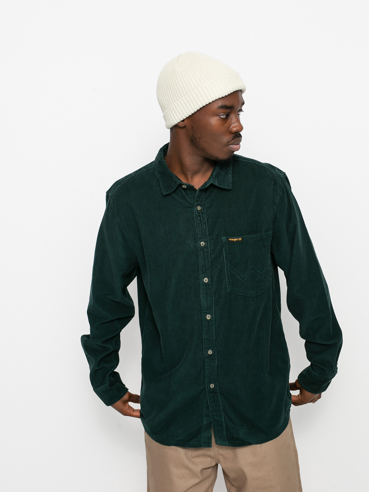 Koszula Billabong X Wrangler Bowie Cord (bottle green)
