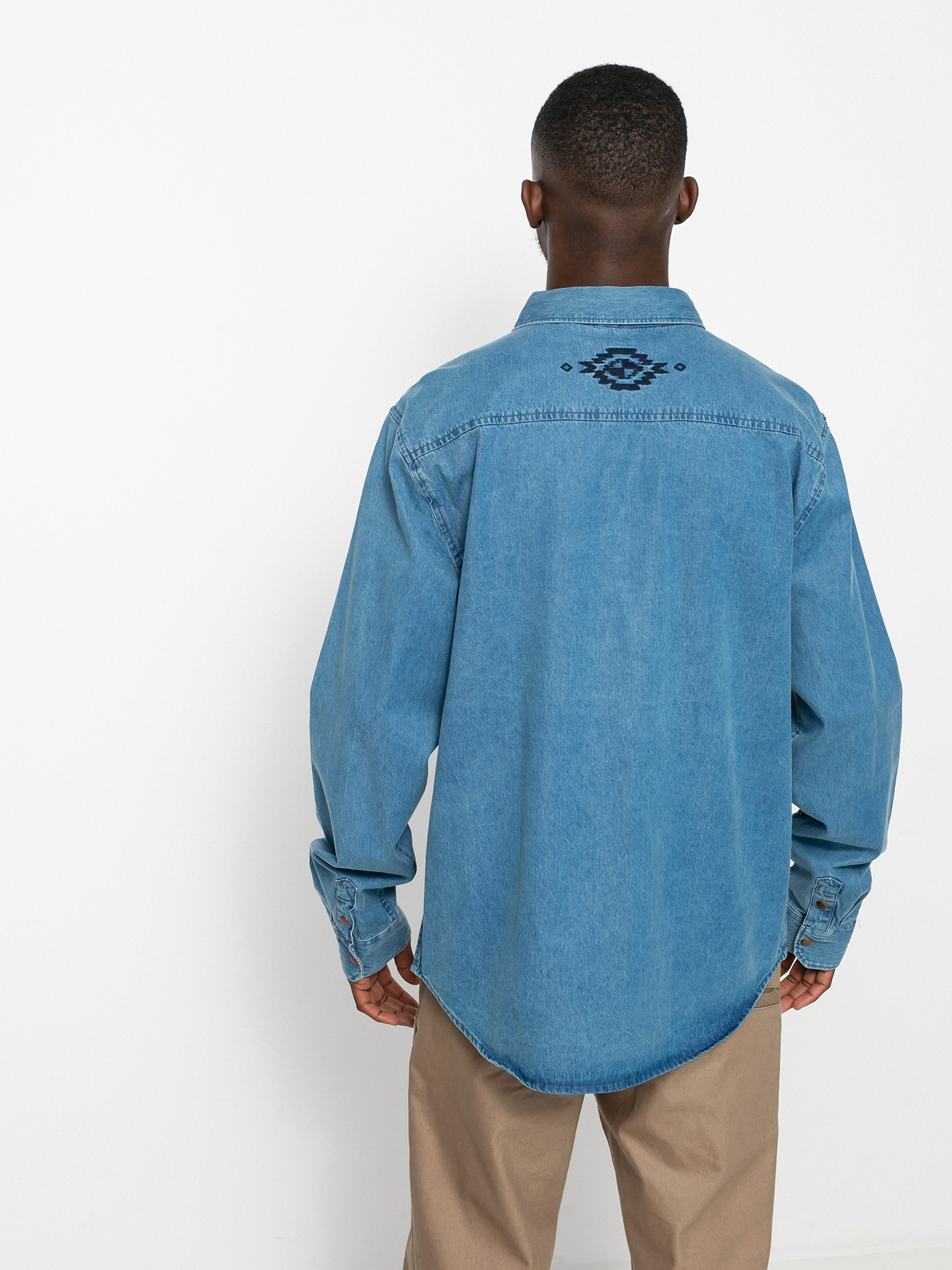 Koszula Billabong X Wrangler Morgan Denim (ocean blue)