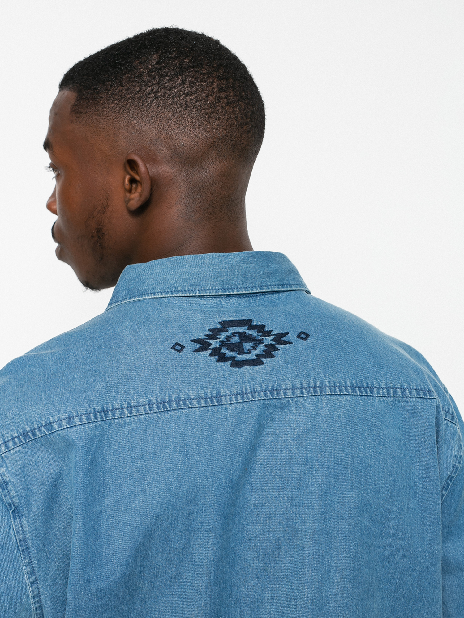 Koszula Billabong X Wrangler Morgan Denim (ocean blue)