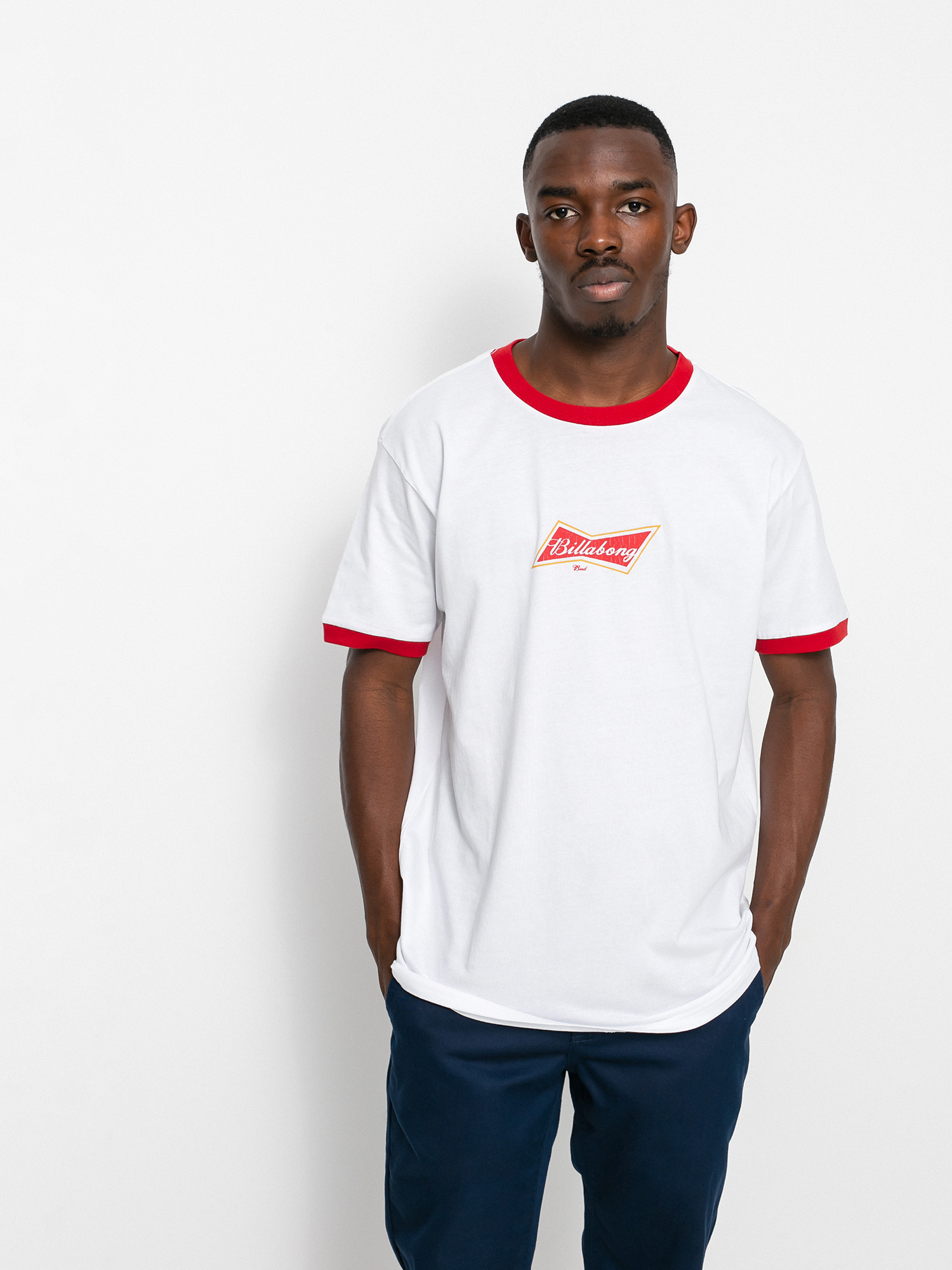 T-shirt Billabong X Budweiser Bow Ringer (white)
