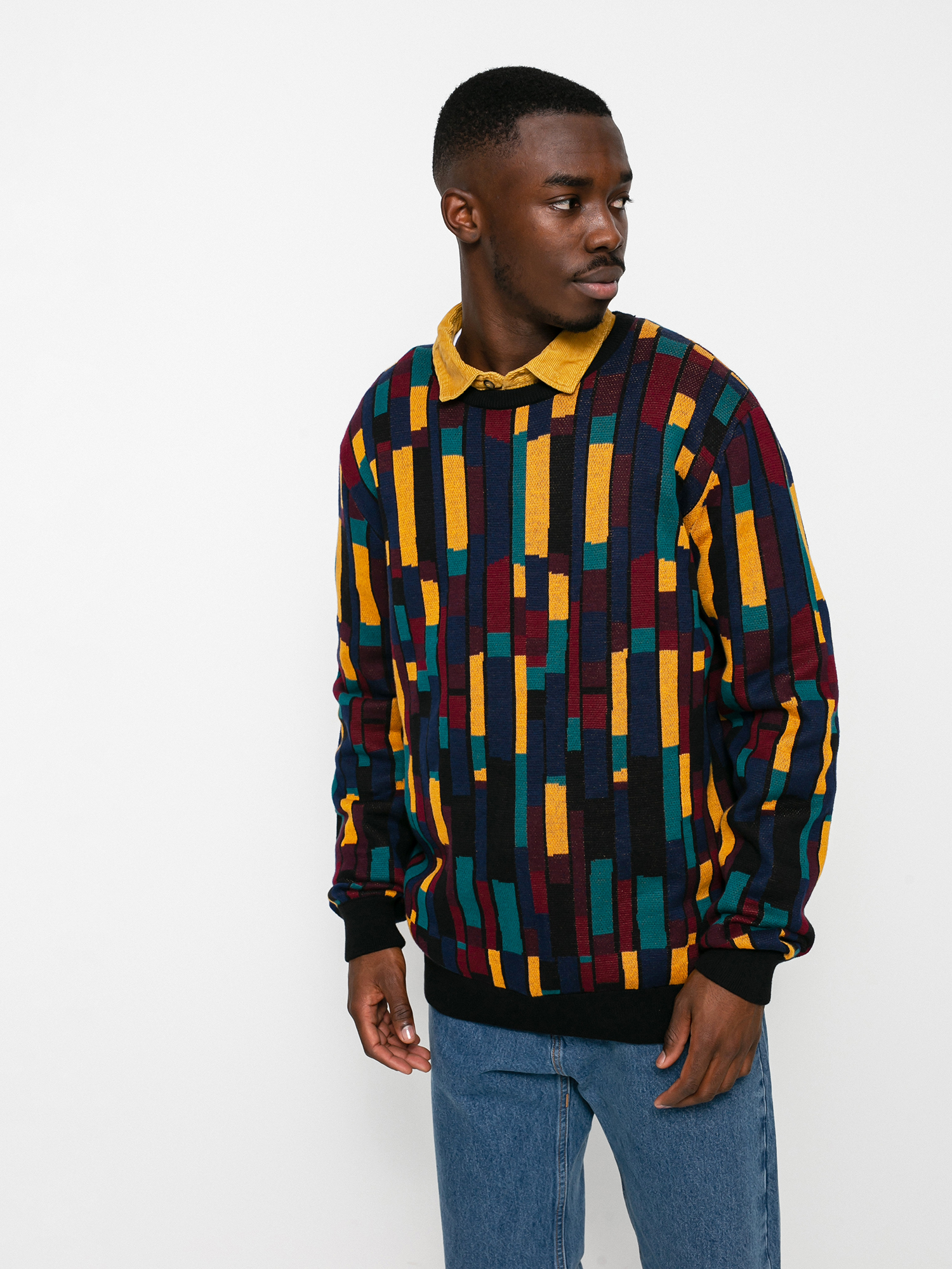 Sweter Iriedaily Patcheo (navy/red)