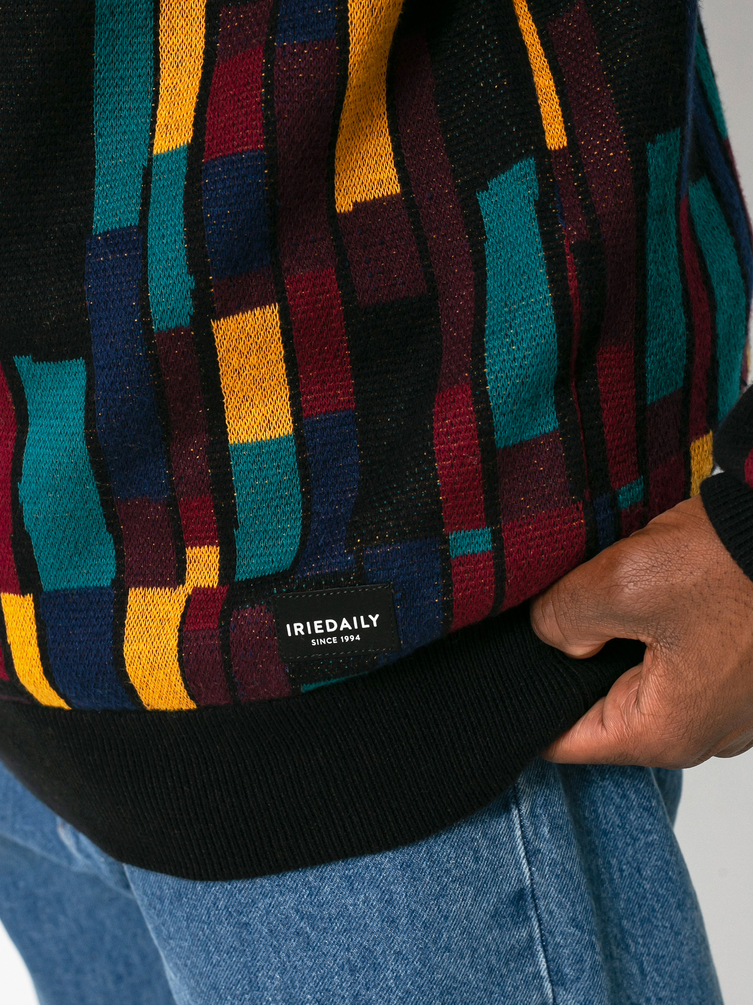 Sweter Iriedaily Patcheo (navy/red)