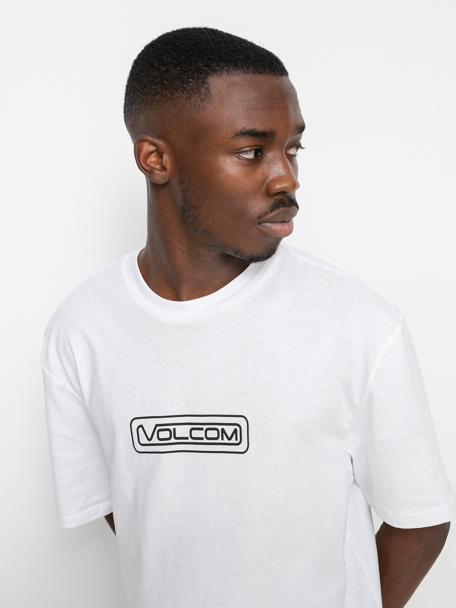 T-shirt Volcom Striper Bsc (white)