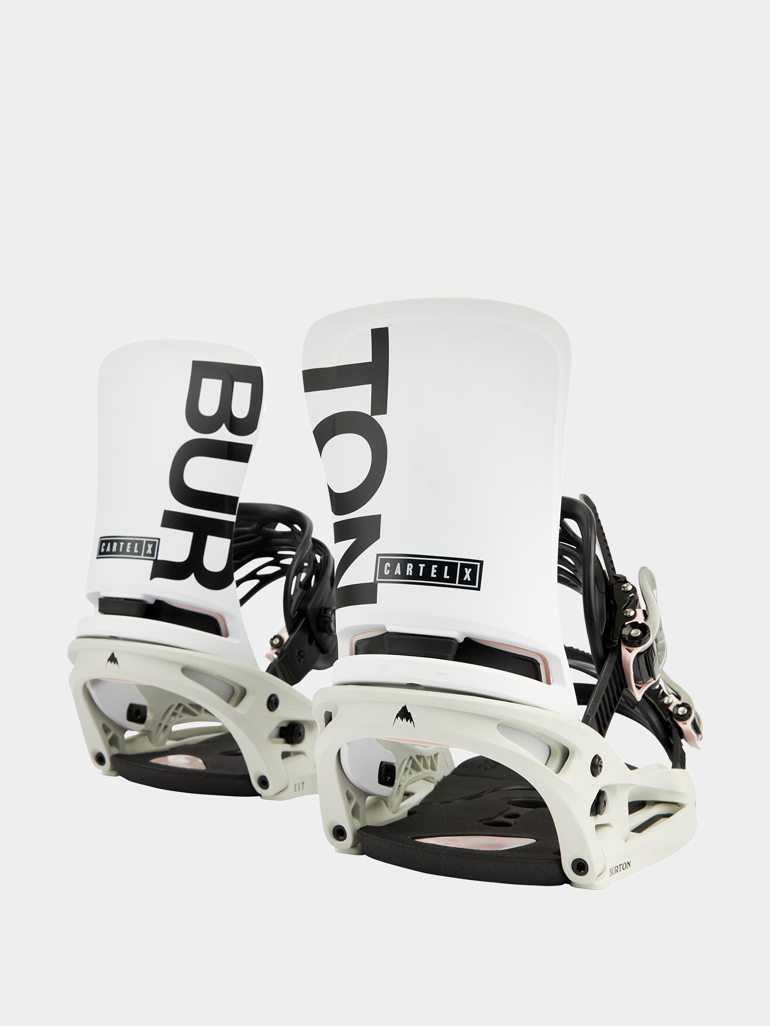 Męskie Wiązania snowboardowe Burton Cartel X Est (white/gray/logo)