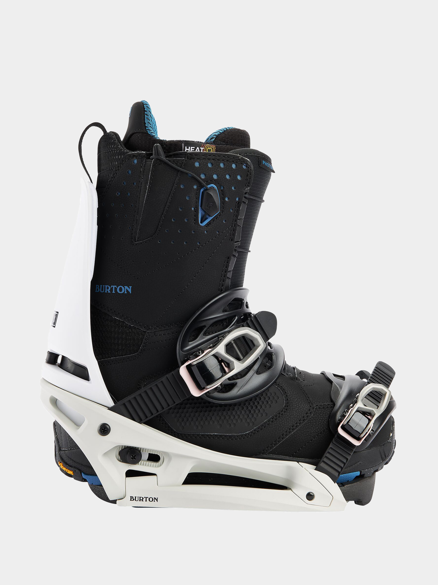 Męskie Wiązania snowboardowe Burton Cartel X Est (white/gray/logo)