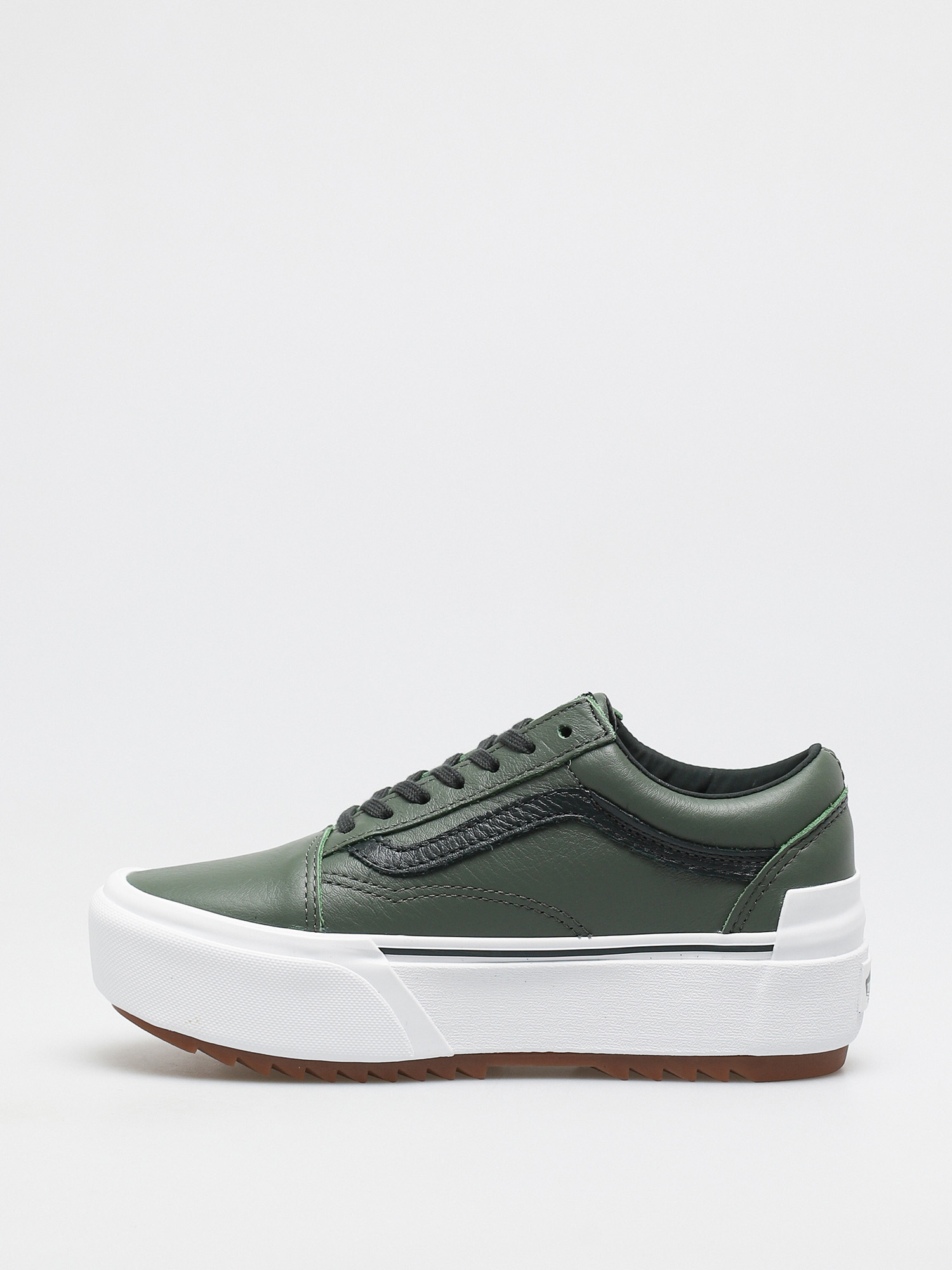 Buty Vans Old Skool Stacked (tumbled lthr/thyme/trwht)