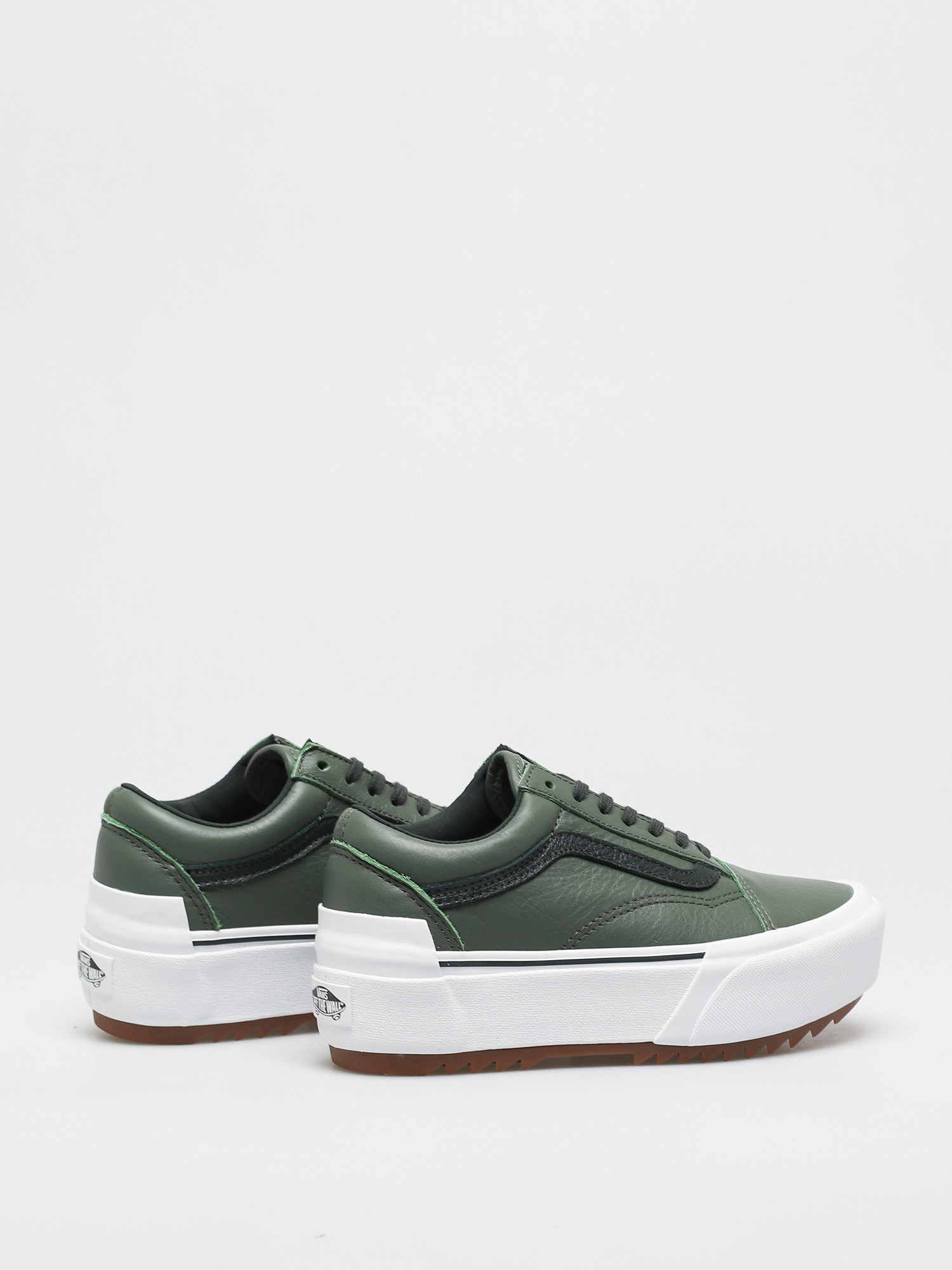 Buty Vans Old Skool Stacked (tumbled lthr/thyme/trwht)