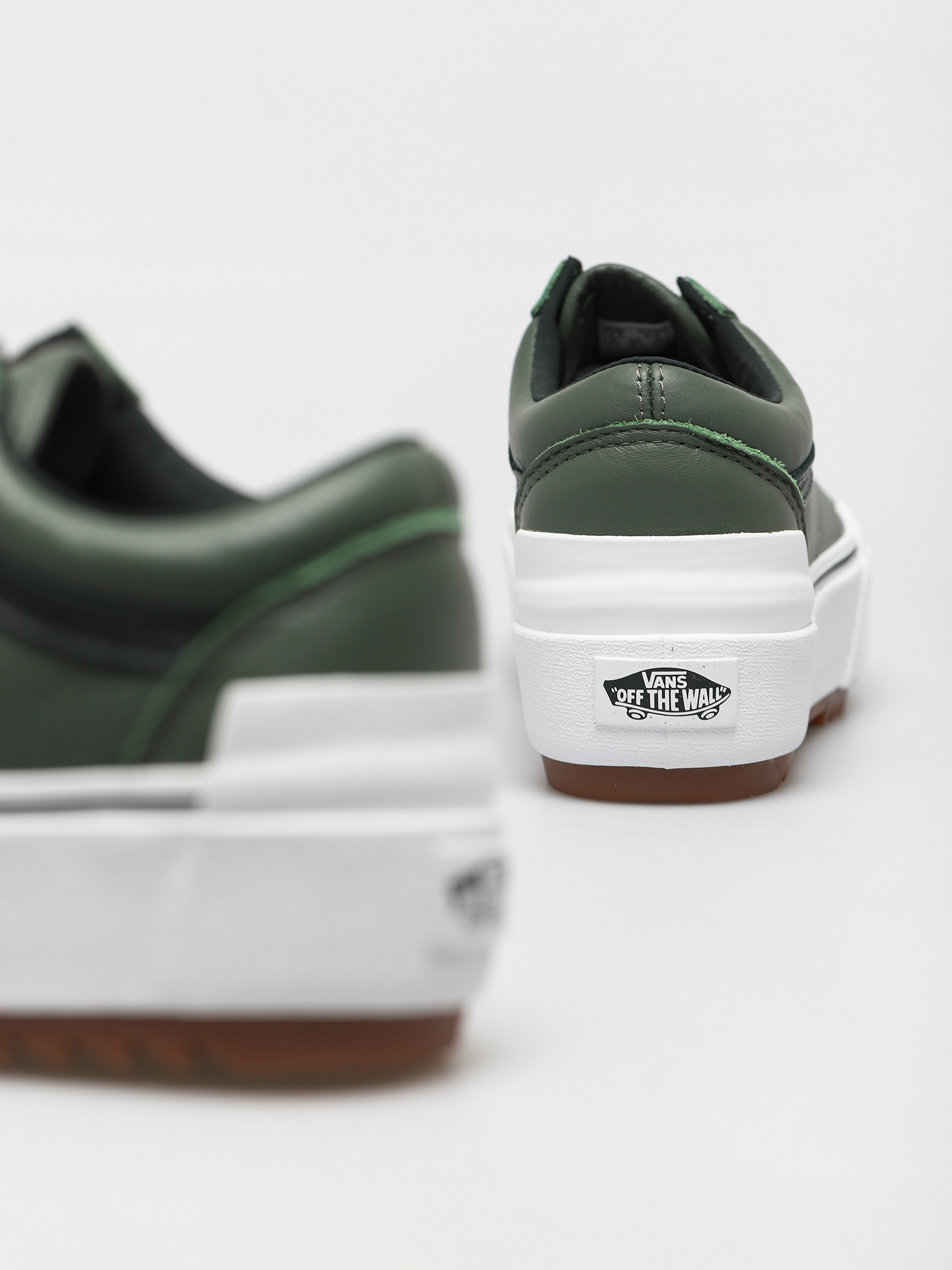 Buty Vans Old Skool Stacked (tumbled lthr/thyme/trwht)