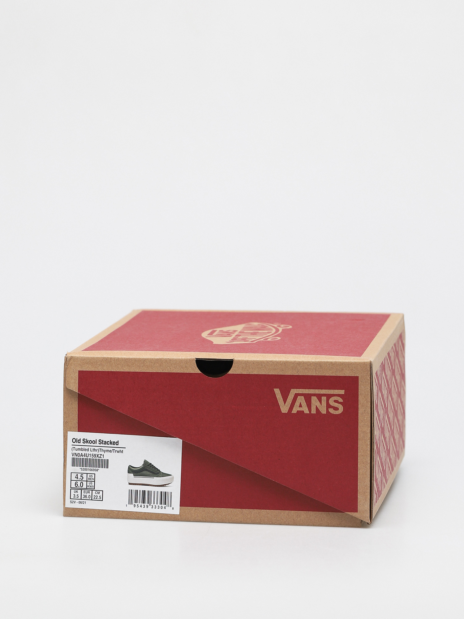 Buty Vans Old Skool Stacked (tumbled lthr/thyme/trwht)