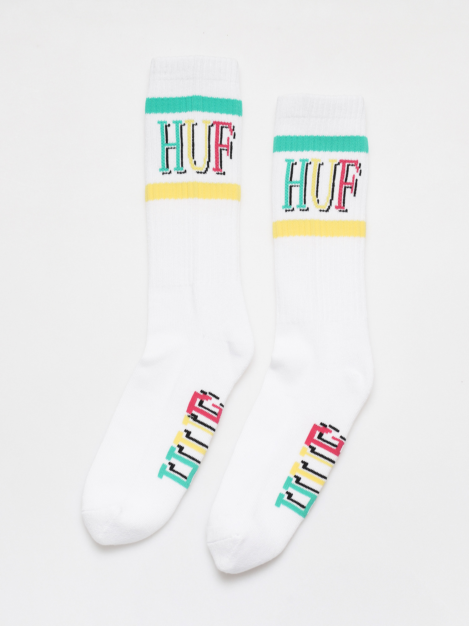 Skarpetki HUF 8-Bit (white)