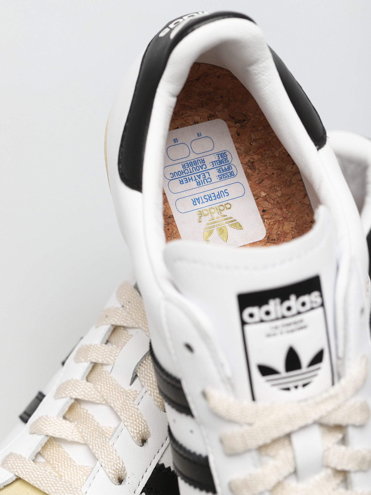 Buty adidas Originals Superstar - biały (ftwwht/cblack/blue)
