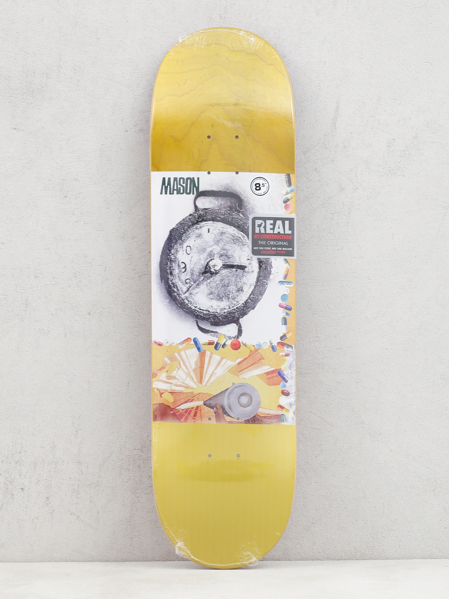 Deck Real Mason Boxcar (yellow/multi)