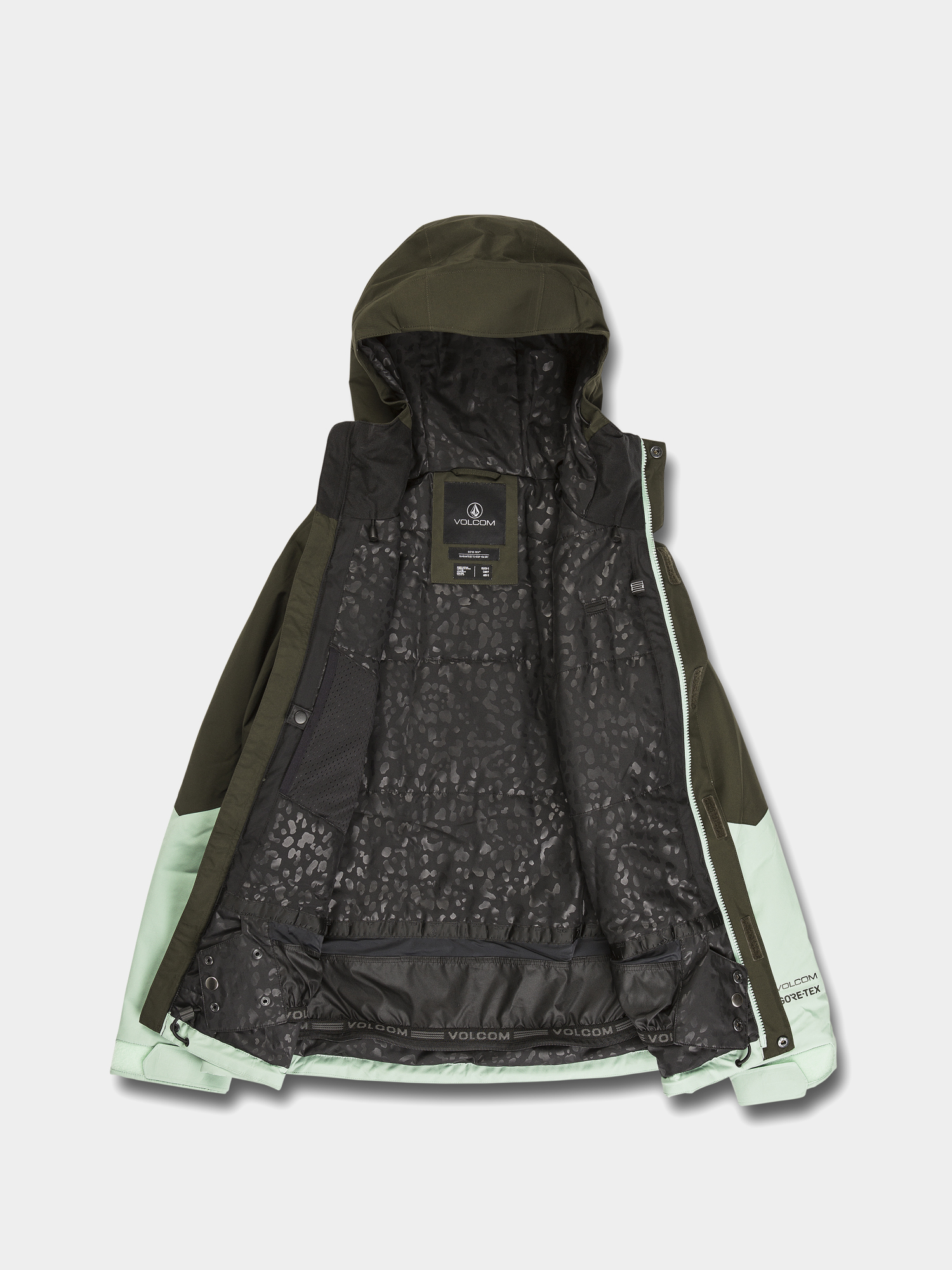 Damska Kurtka snowboardowa Volcom Aris Ins Gore (mint)