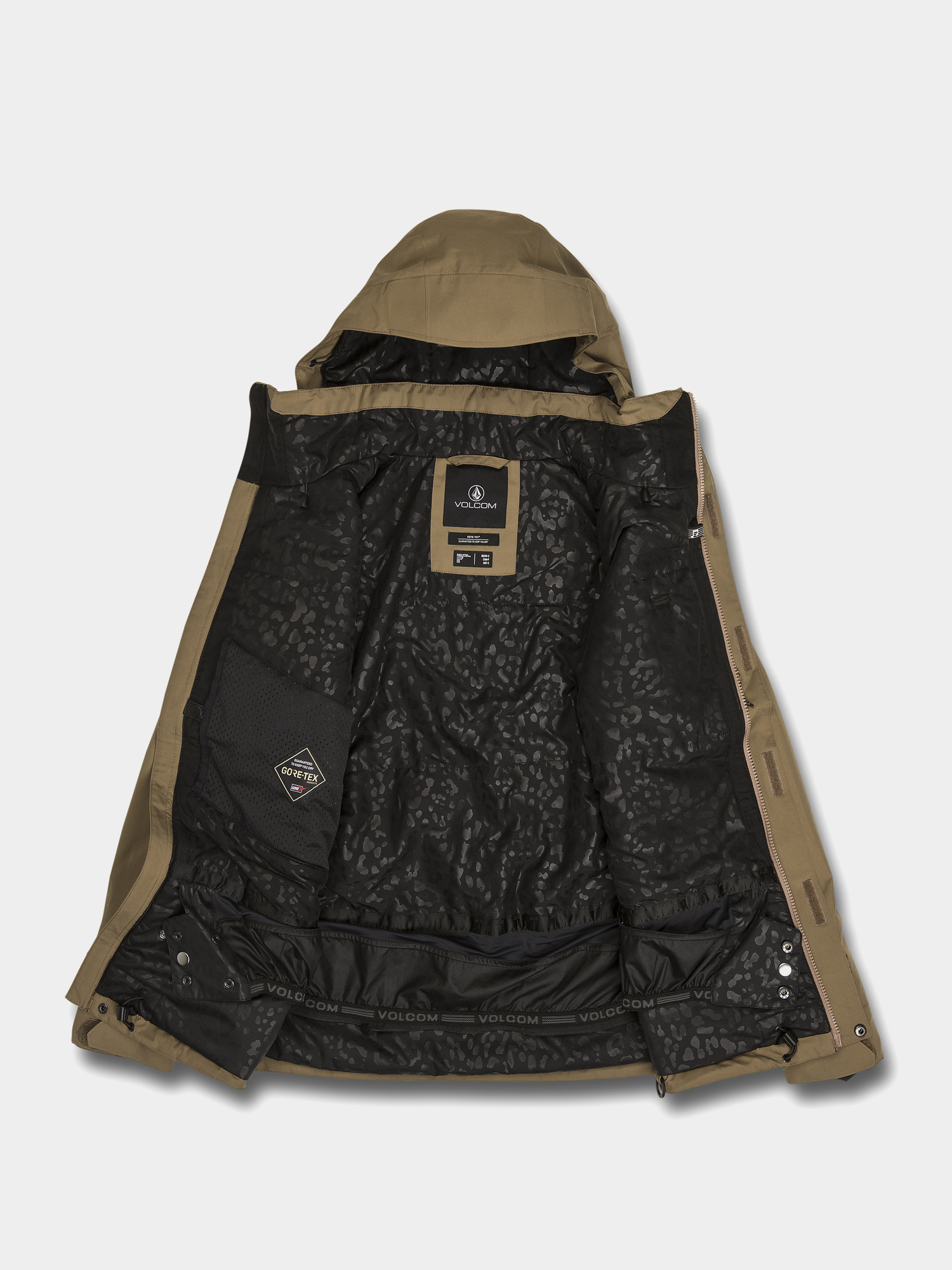 Damska Kurtka snowboardowa Volcom Ell Ins Gore Tex (coffee)