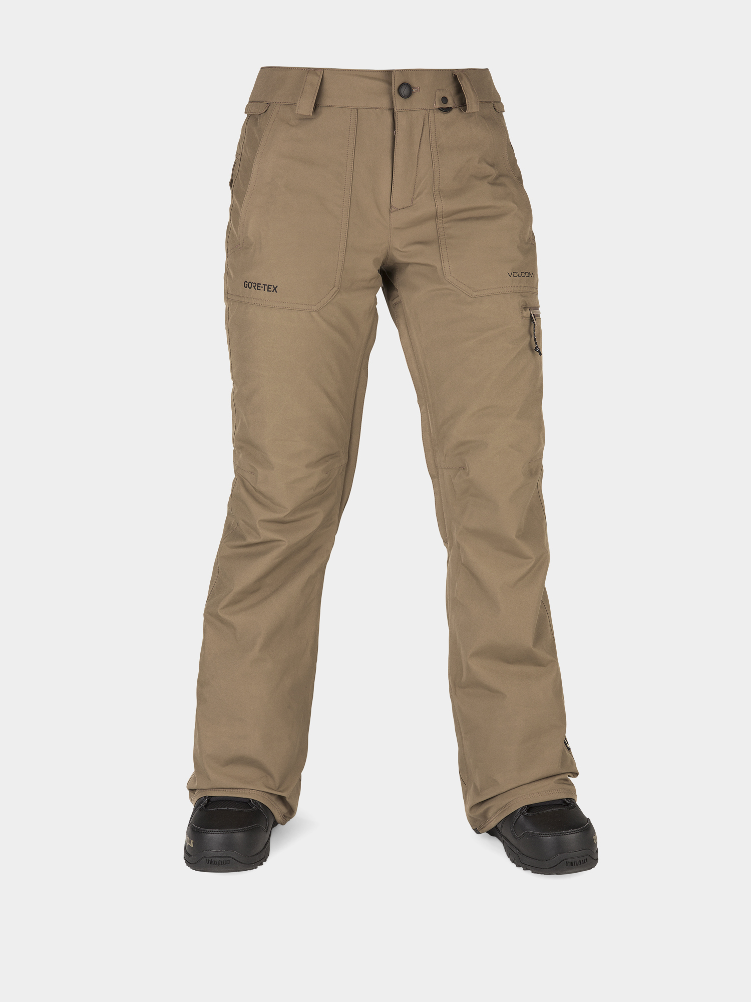 Damskie Spodnie snowboardowe Volcom Knox Ins Gore Tex (coffee)