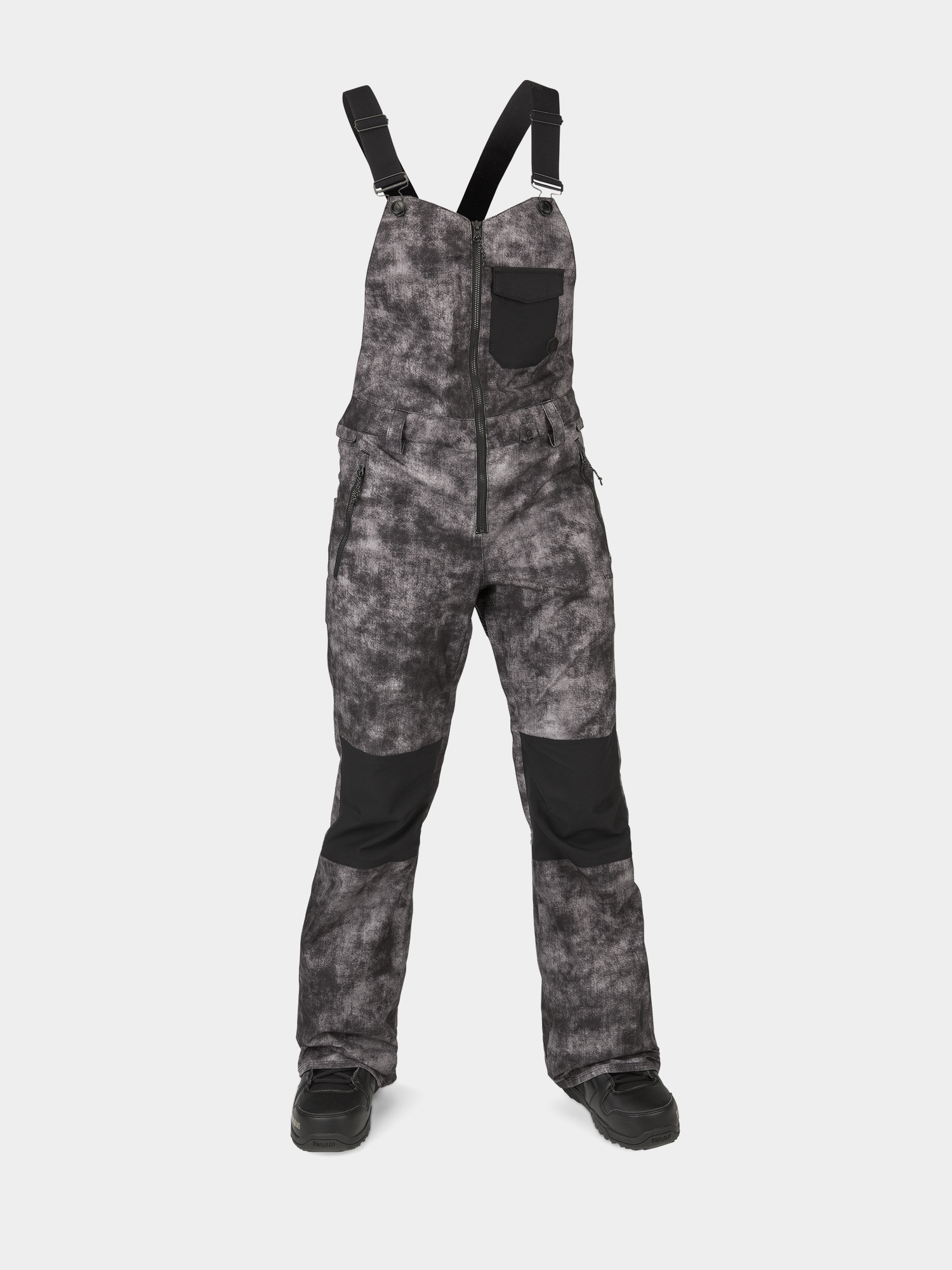 Damskie Spodnie snowboardowe Volcom Swift Bib Overall (acid black)