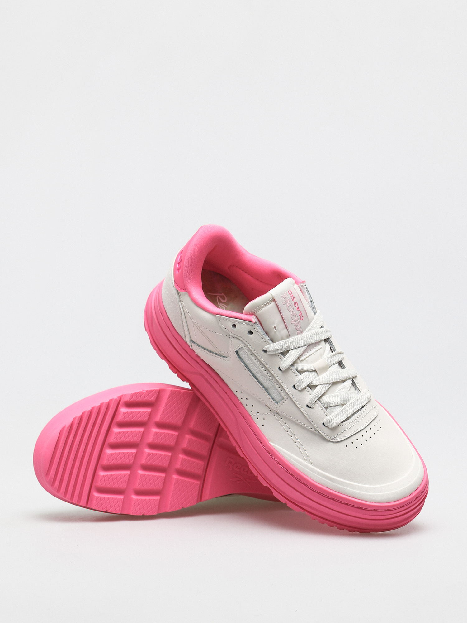 Buty Reebok Club C Double Geo Wmn (chalk/chalk/atopnk)