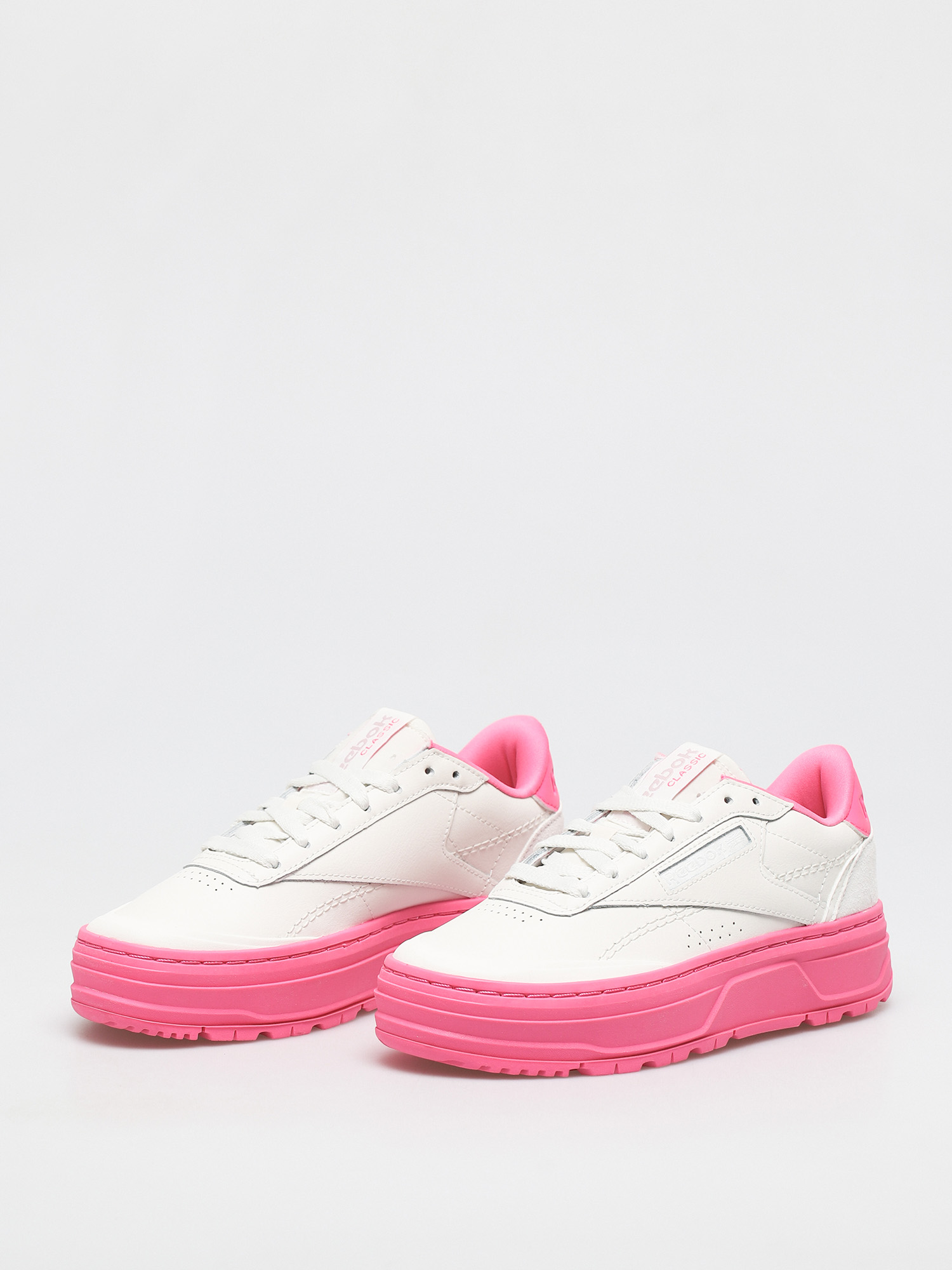 Buty Reebok Club C Double Geo Wmn (chalk/chalk/atopnk)