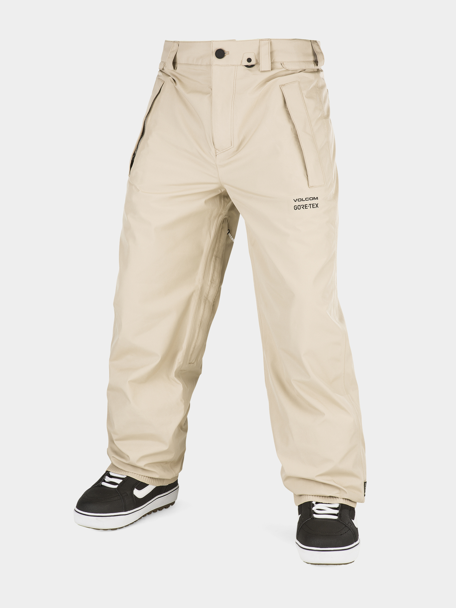 Męskie Spodnie snowboardowe Volcom Longo Gore Tex (khaki)