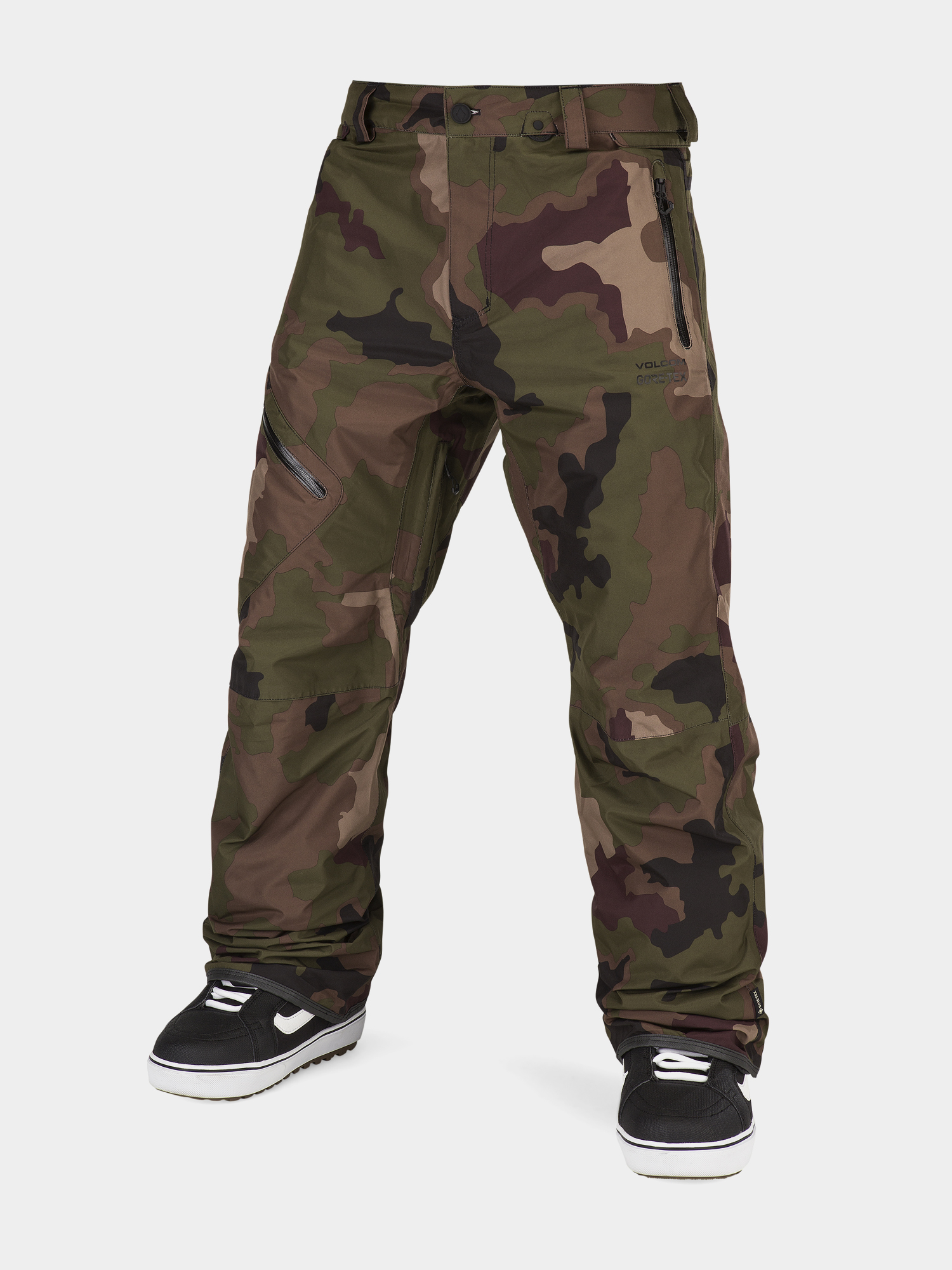 Męskie Spodnie snowboardowe Volcom L Gore Tex (dark camo)