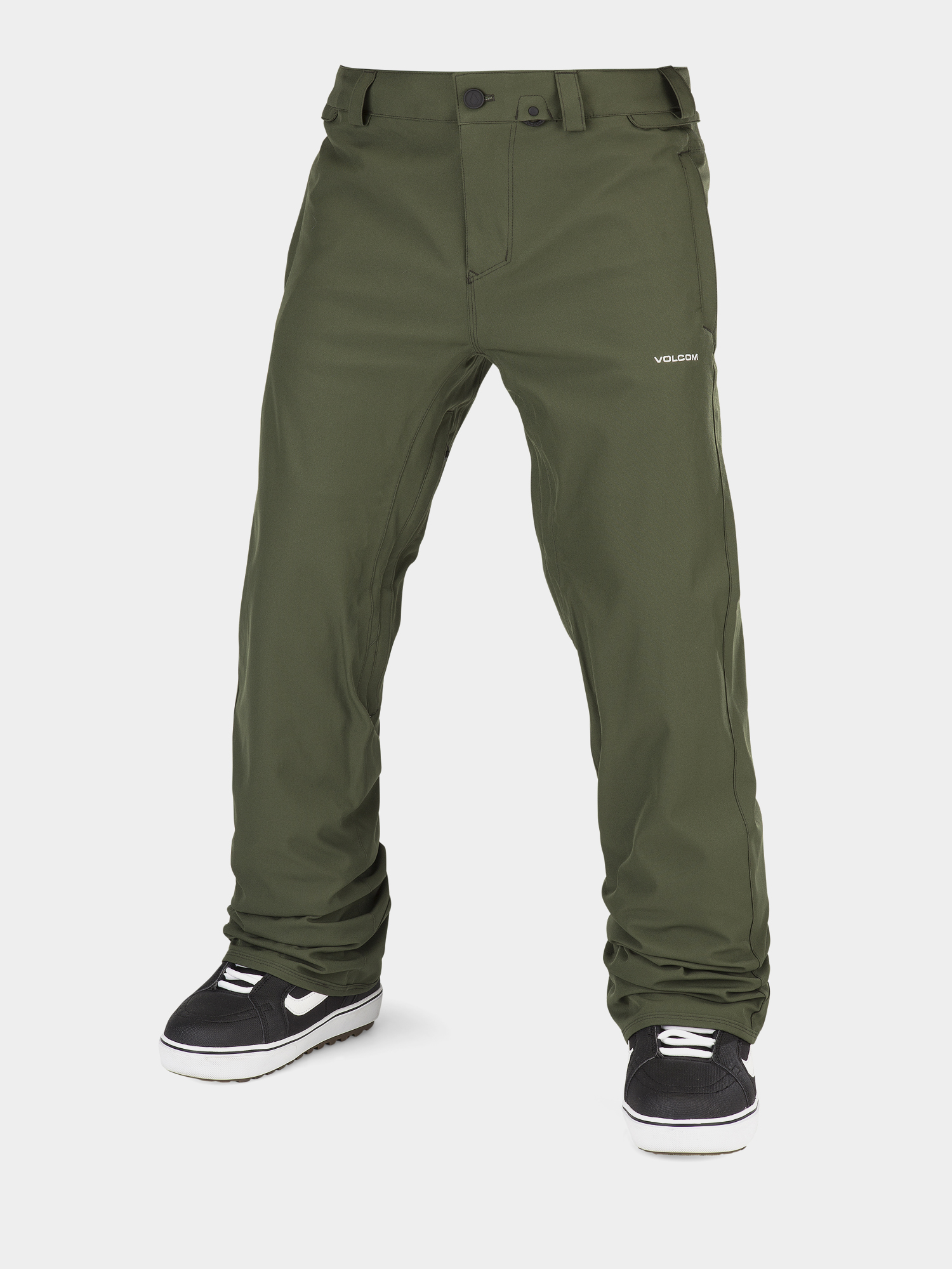 Męskie Spodnie snowboardowe Volcom Freakin Snow Chino (saturated green)