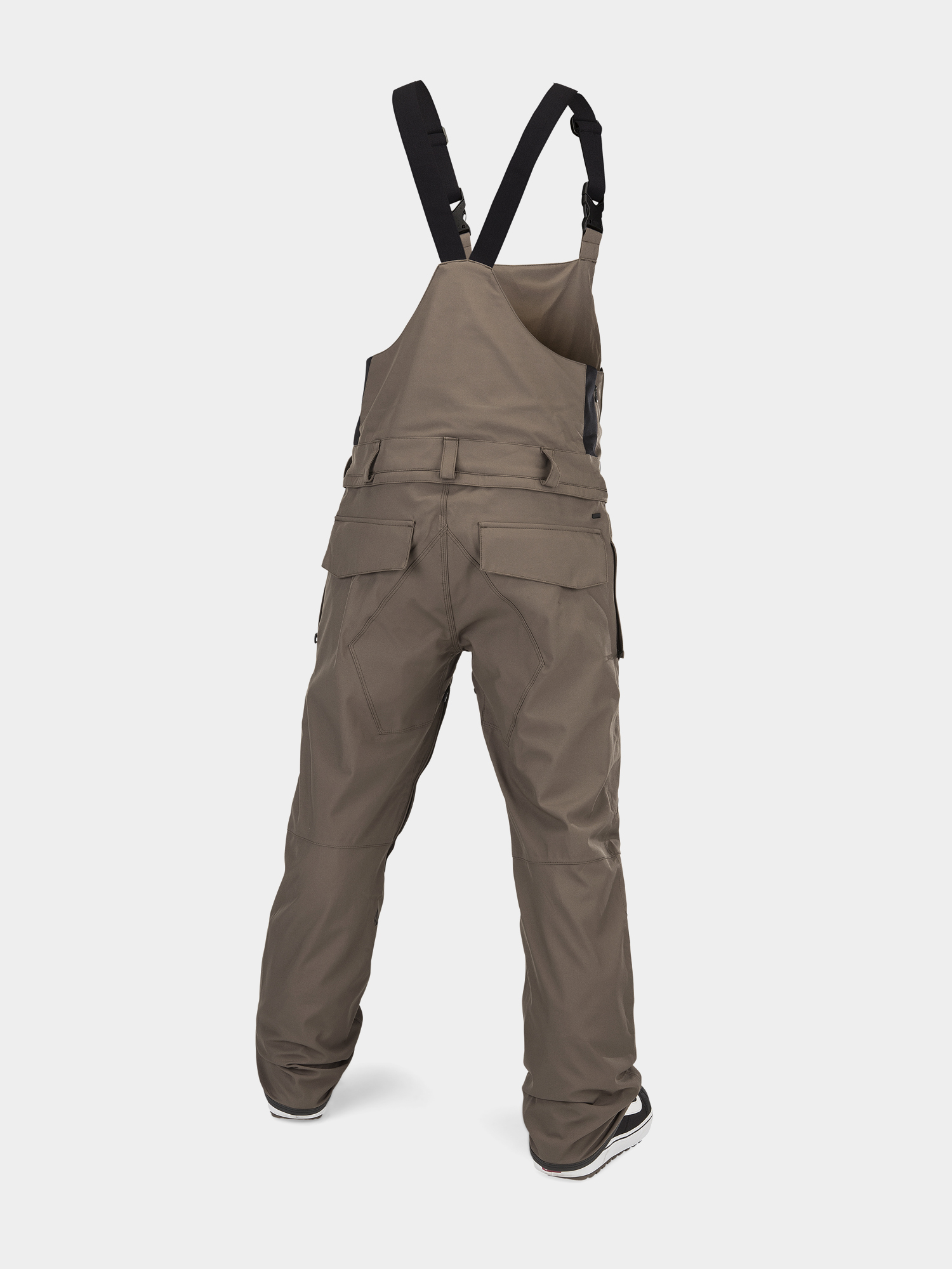 Męskie Spodnie snowboardowe Volcom Roan Bib Overall (dark teak)