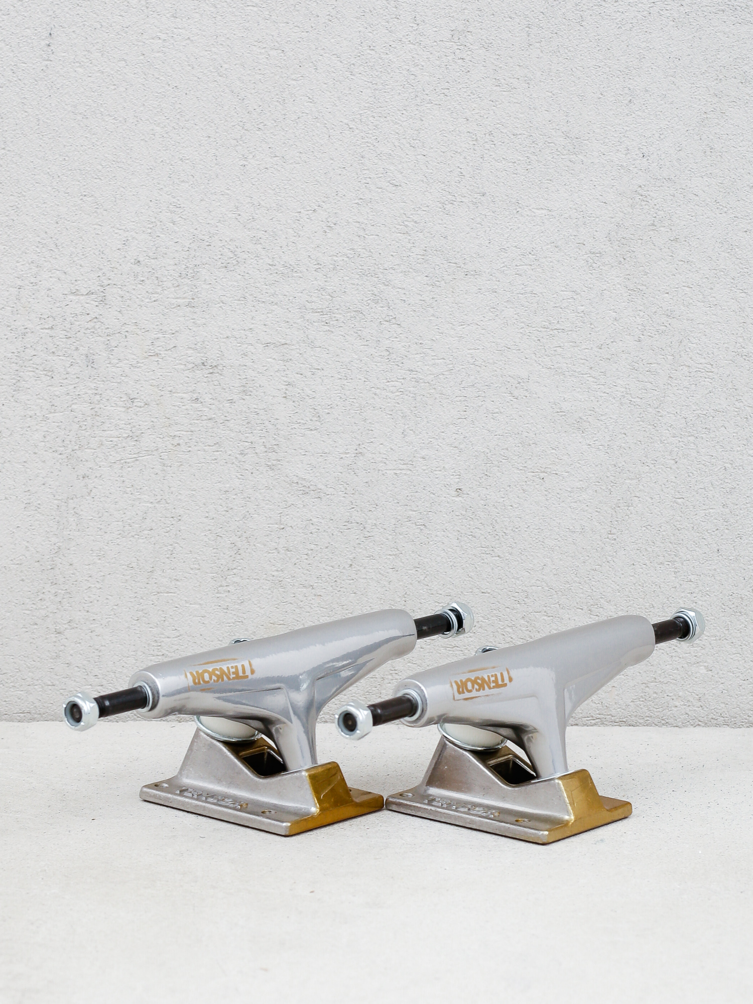 Traki Tensor Alum Stencil Mirror (raw/gold fade)