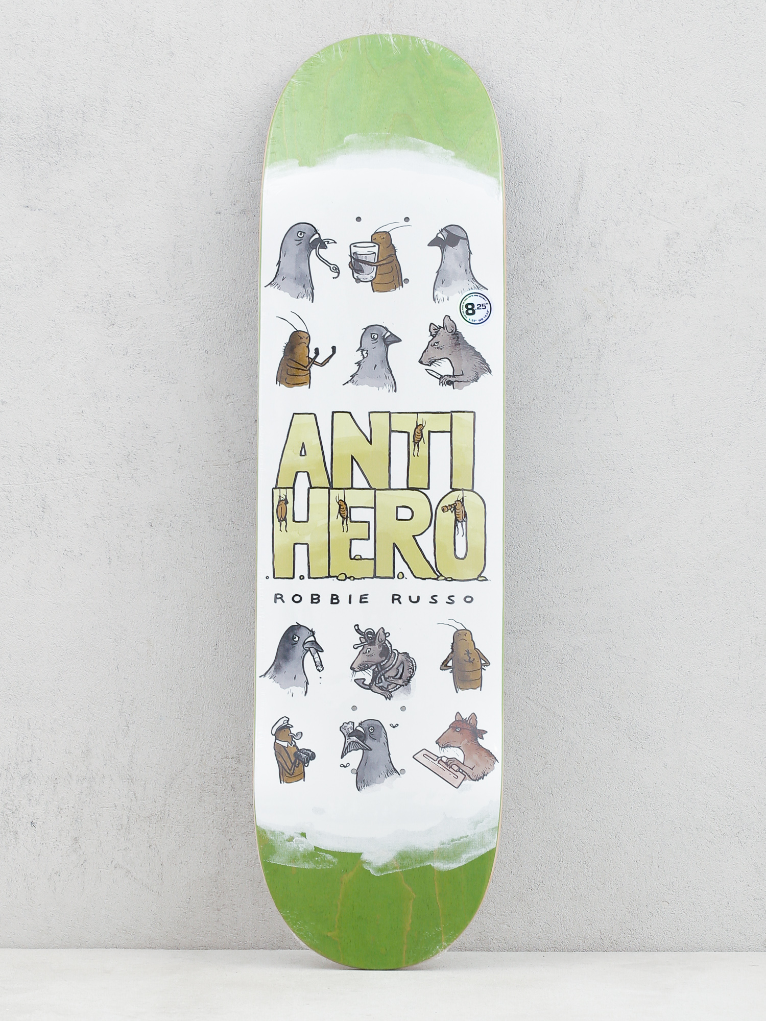 Deck Antihero Russo Usual Suspect (green/white)