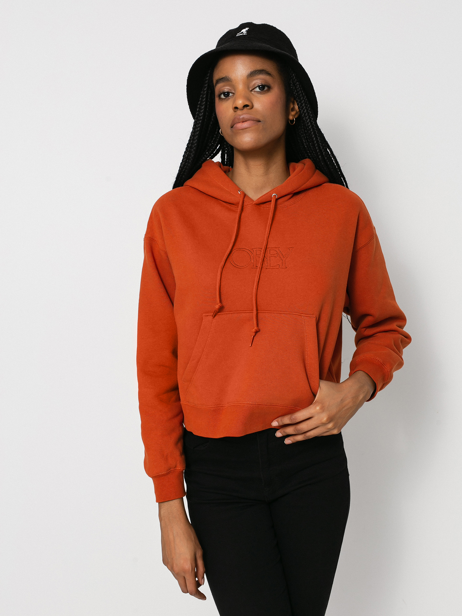 Bluza z kapturem OBEY Regal HD Wmn (ginger)