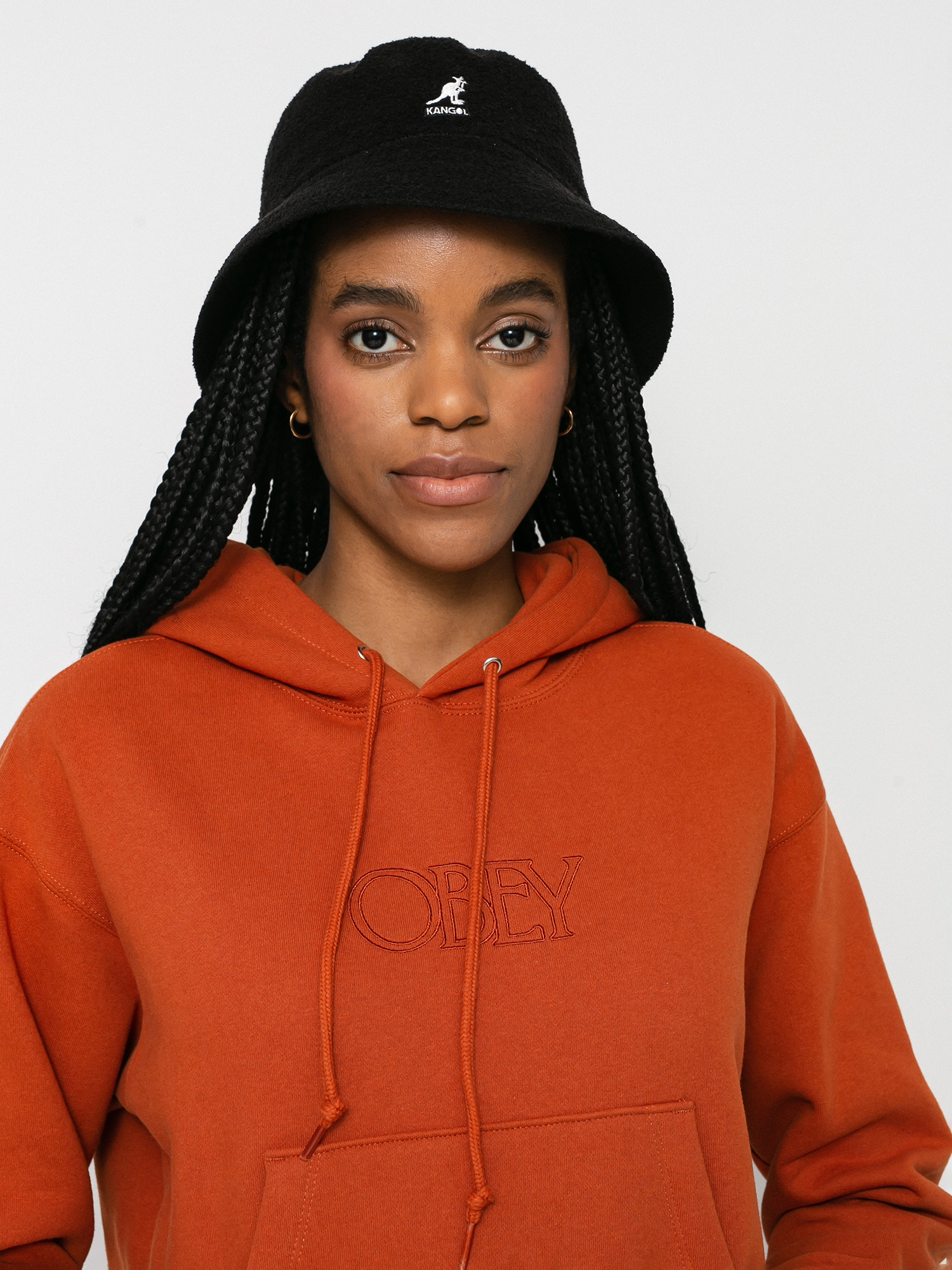 Bluza z kapturem OBEY Regal HD Wmn (ginger)