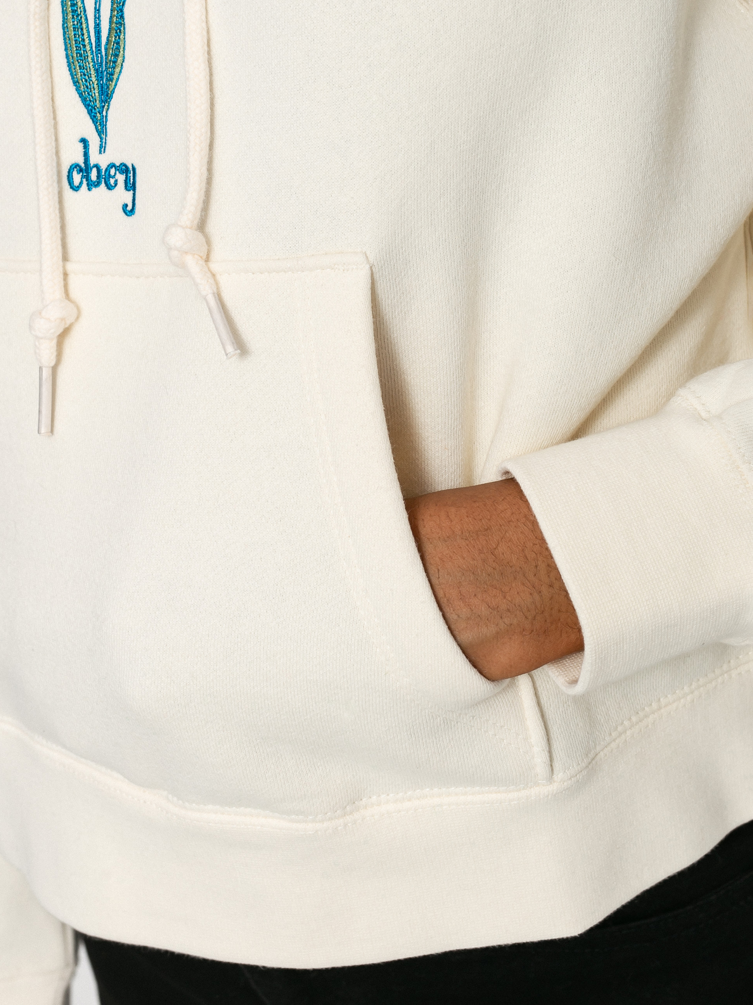 Bluza z kapturem OBEY Tulip HD Wmn (unbleached)