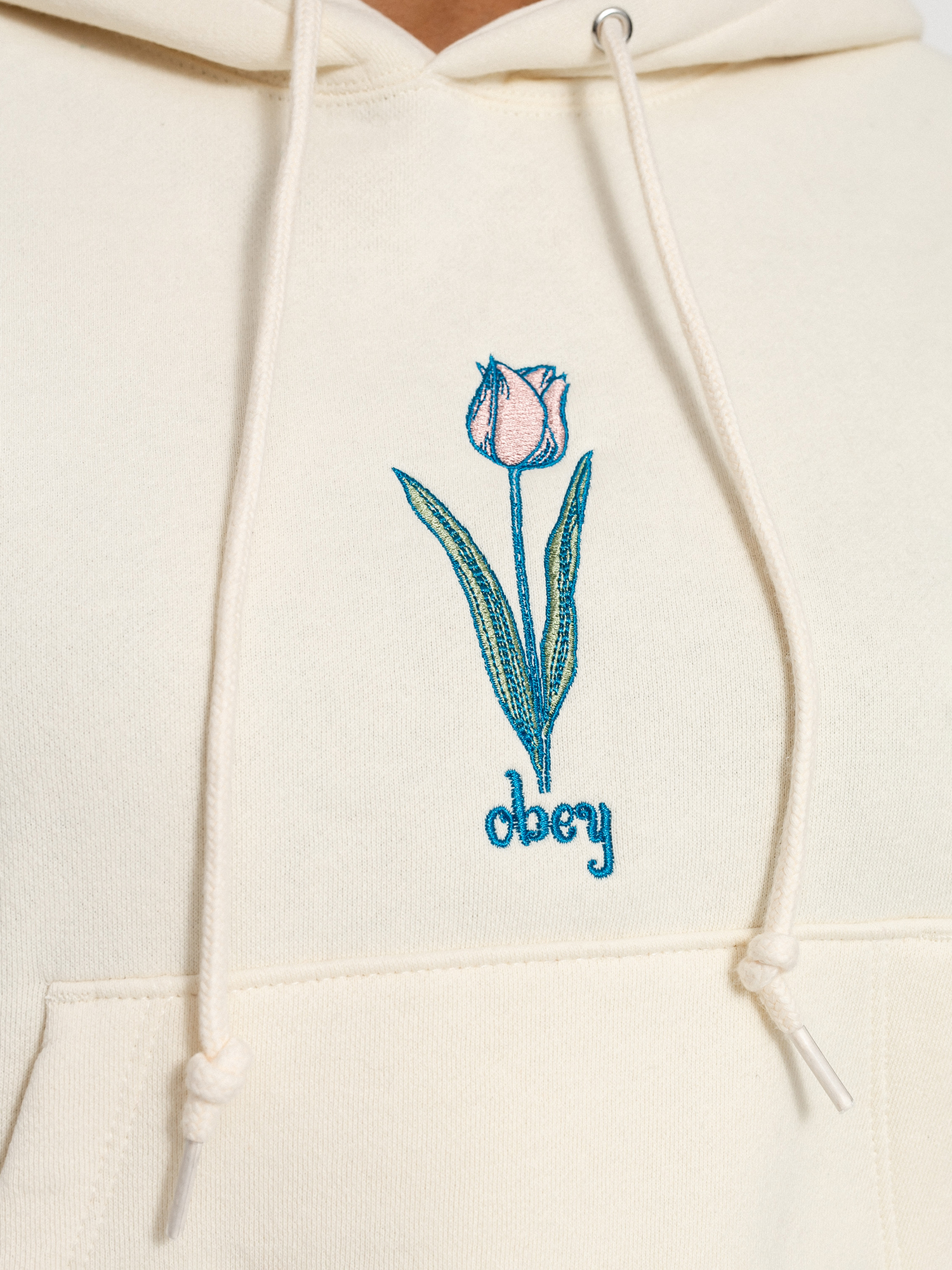 Bluza z kapturem OBEY Tulip HD Wmn (unbleached)