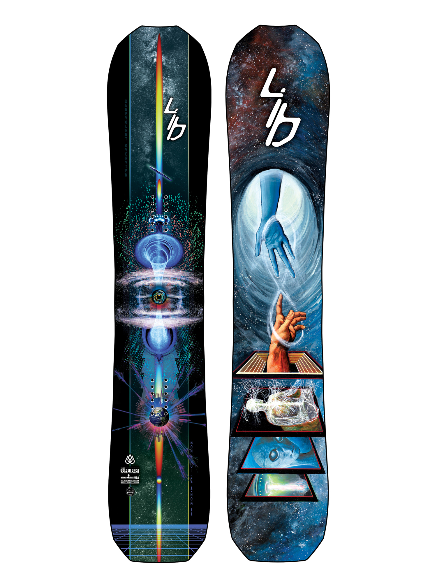 Męska Deska snowboardowa Lib Tech Golden Orca (black/blue)