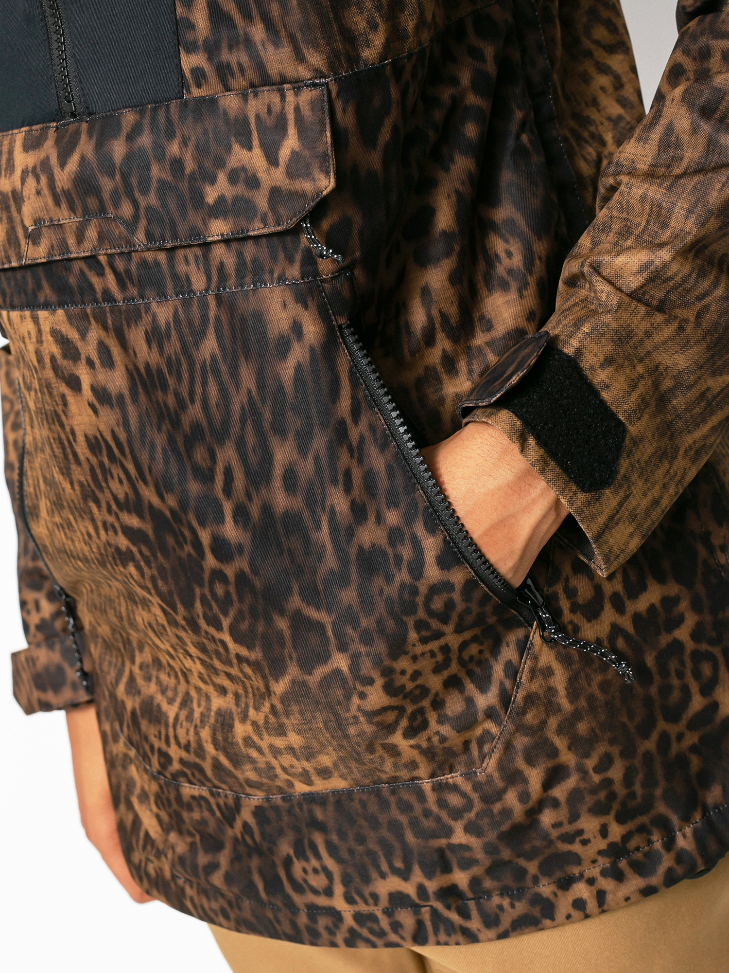 Damska Kurtka snowboardowa Volcom Mirror HD (leopard)