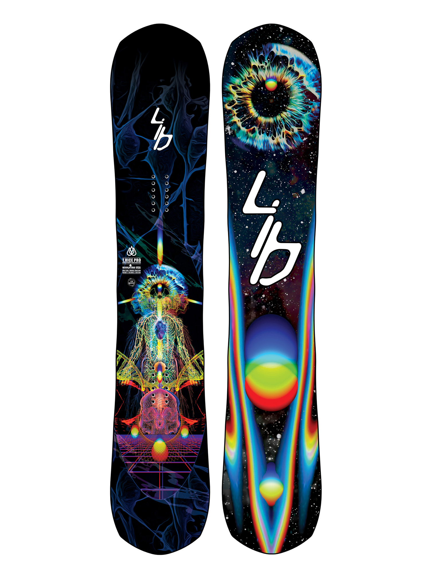 Męska Deska snowboardowa Lib Tech Travis Rice Pro (black/multi)