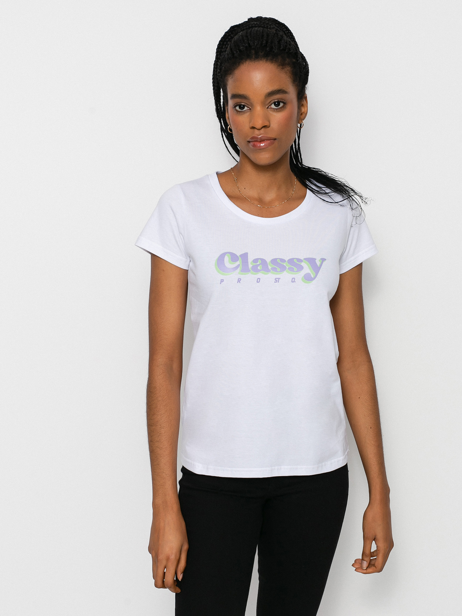 T-shirt Prosto Traffi Wmn (white)