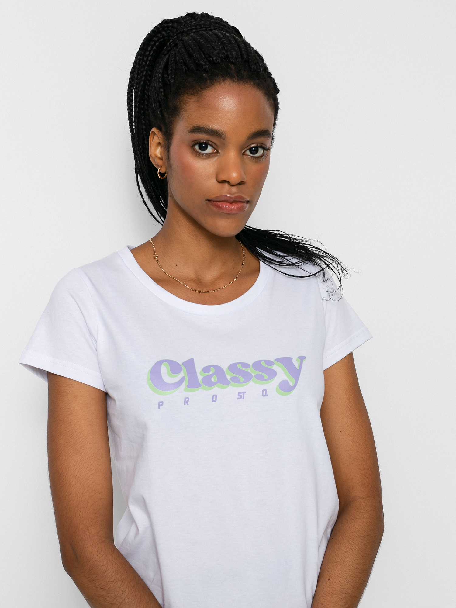 T-shirt Prosto Traffi Wmn (white)