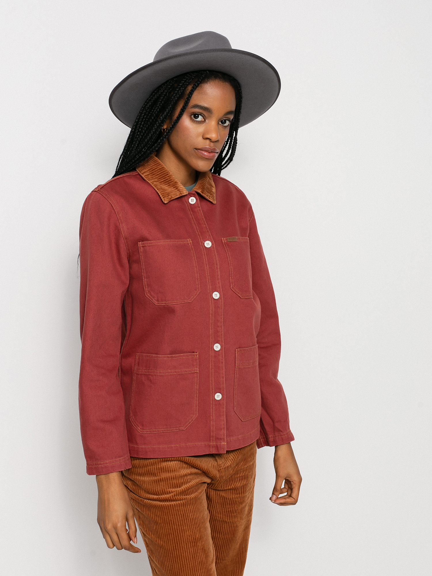 Kurtka Brixton Survey Chore Coat Wmn (cowhide/lion)