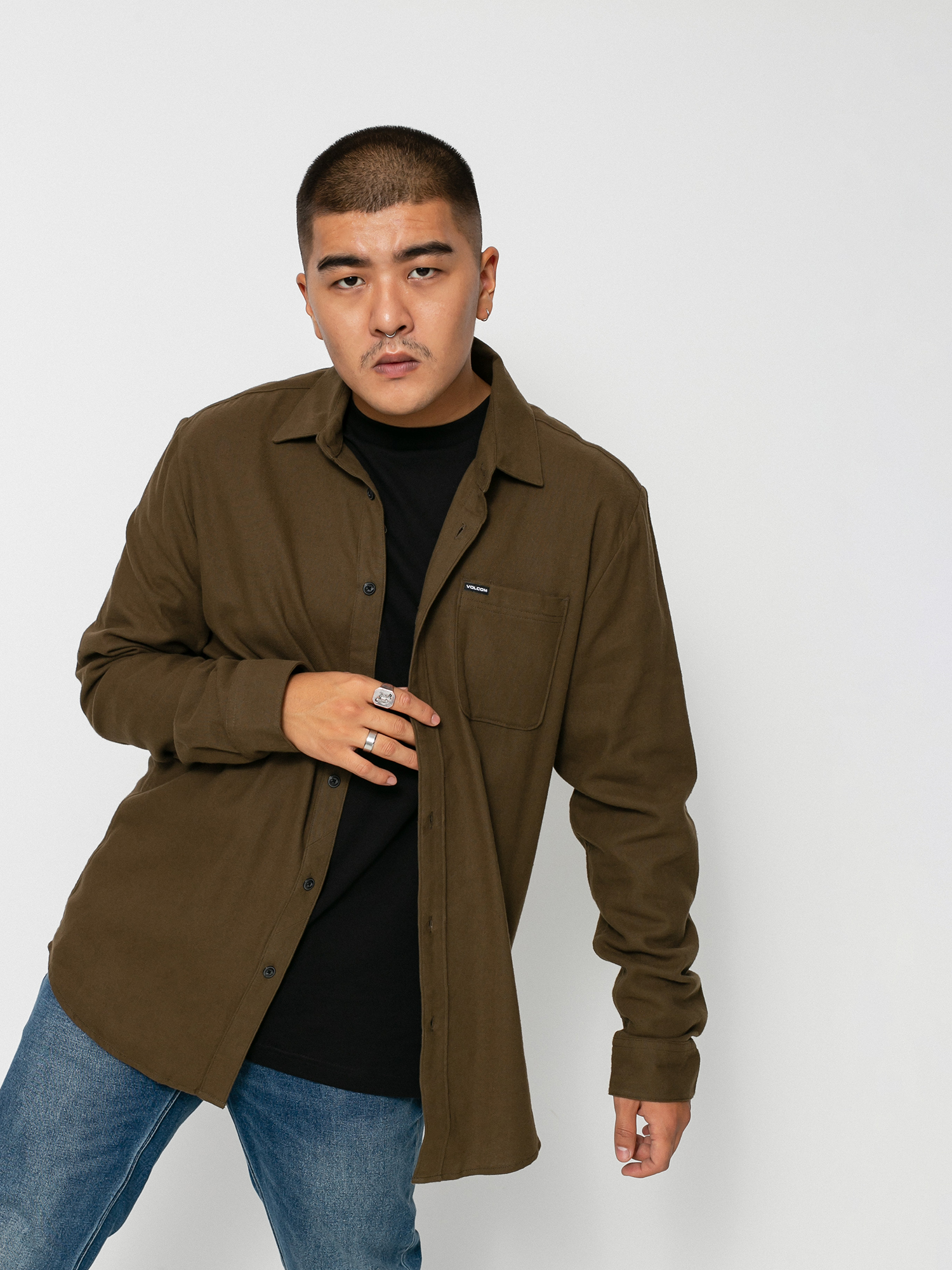 Koszula Volcom Caden Solid (wren)