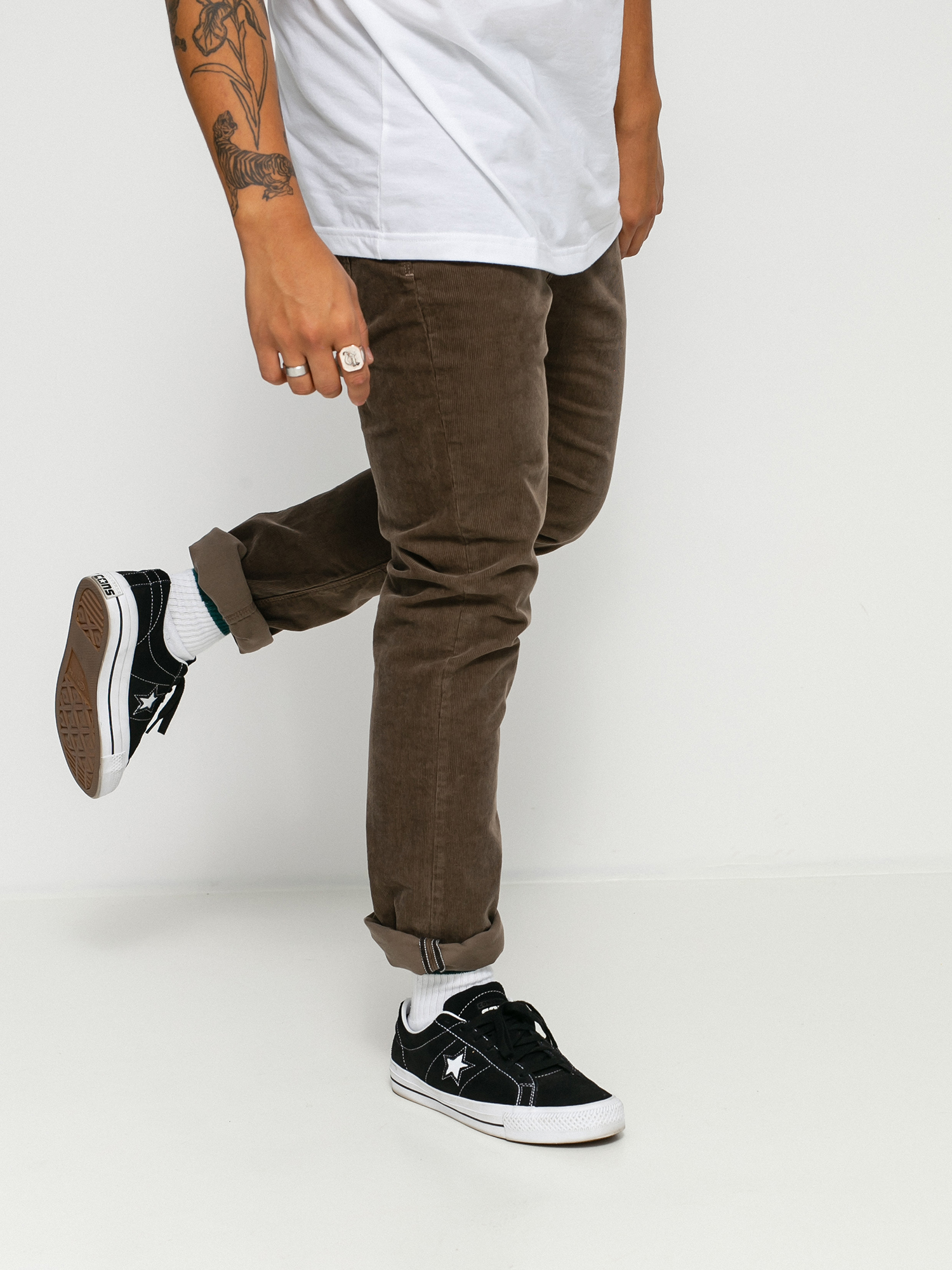 Spodnie Volcom Vorta 5 Pocket Cord (mushroom)