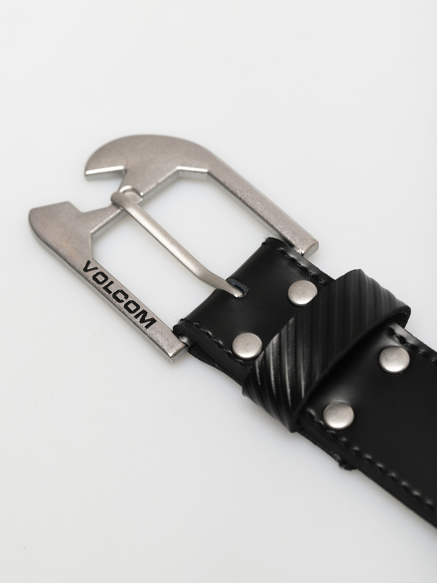 Pasek Volcom Skully Leather (black)